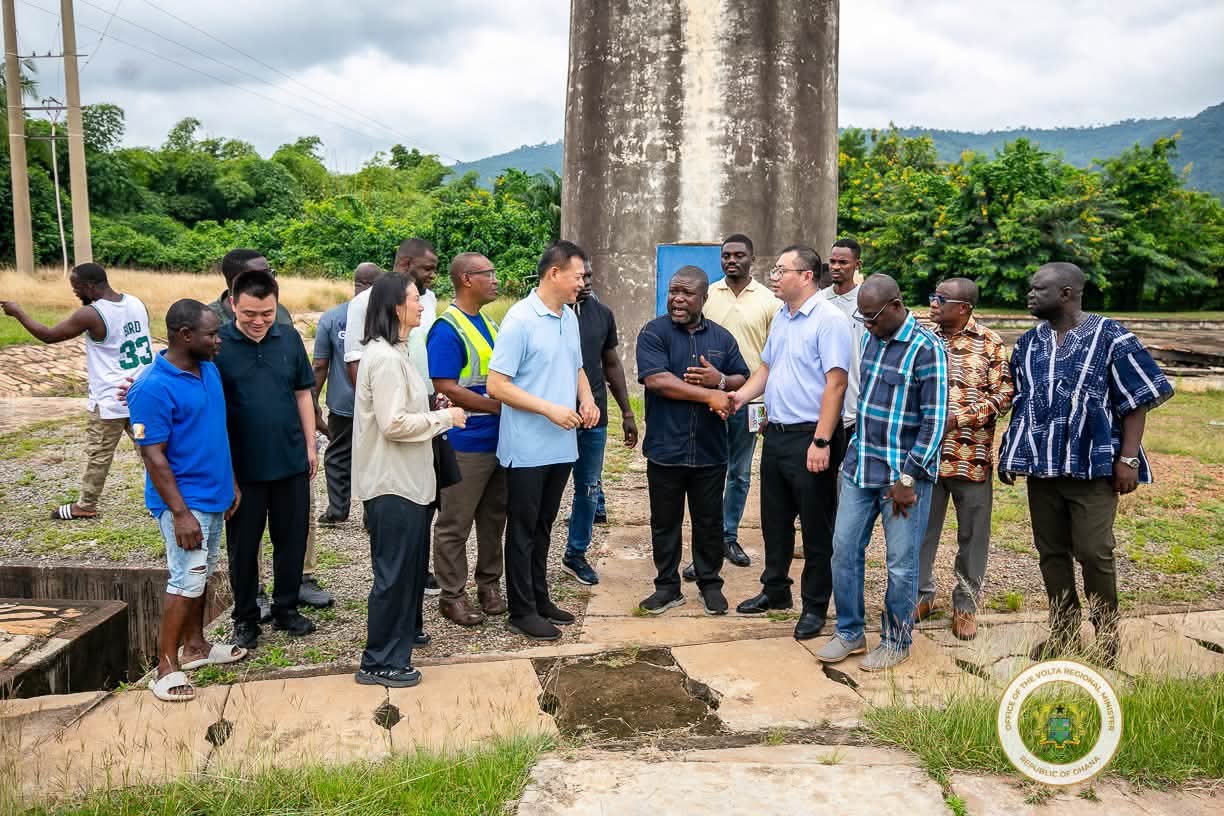 Hon James Gunu, Chinese Investors Explore Expansion at Kpeve Water Pumping Station