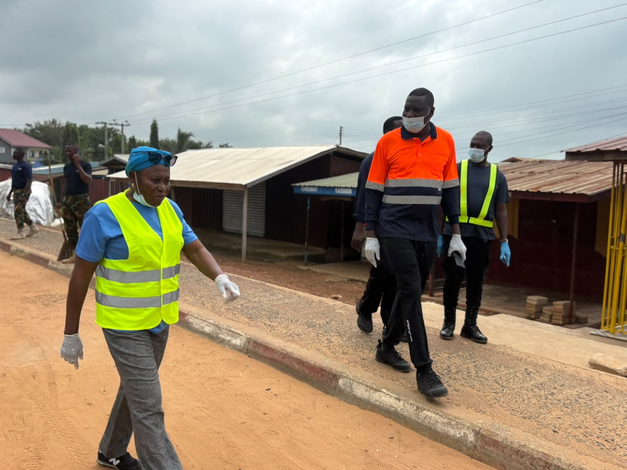 Massive Cleanup Exercise Transforms South Tongu as Security Services Respond to Presidential Directive