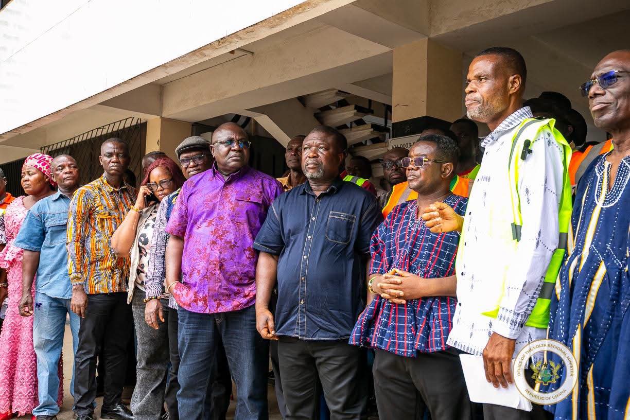Volta Regional Minister Hands Over Flood Relief Items to 12 Affected Districts