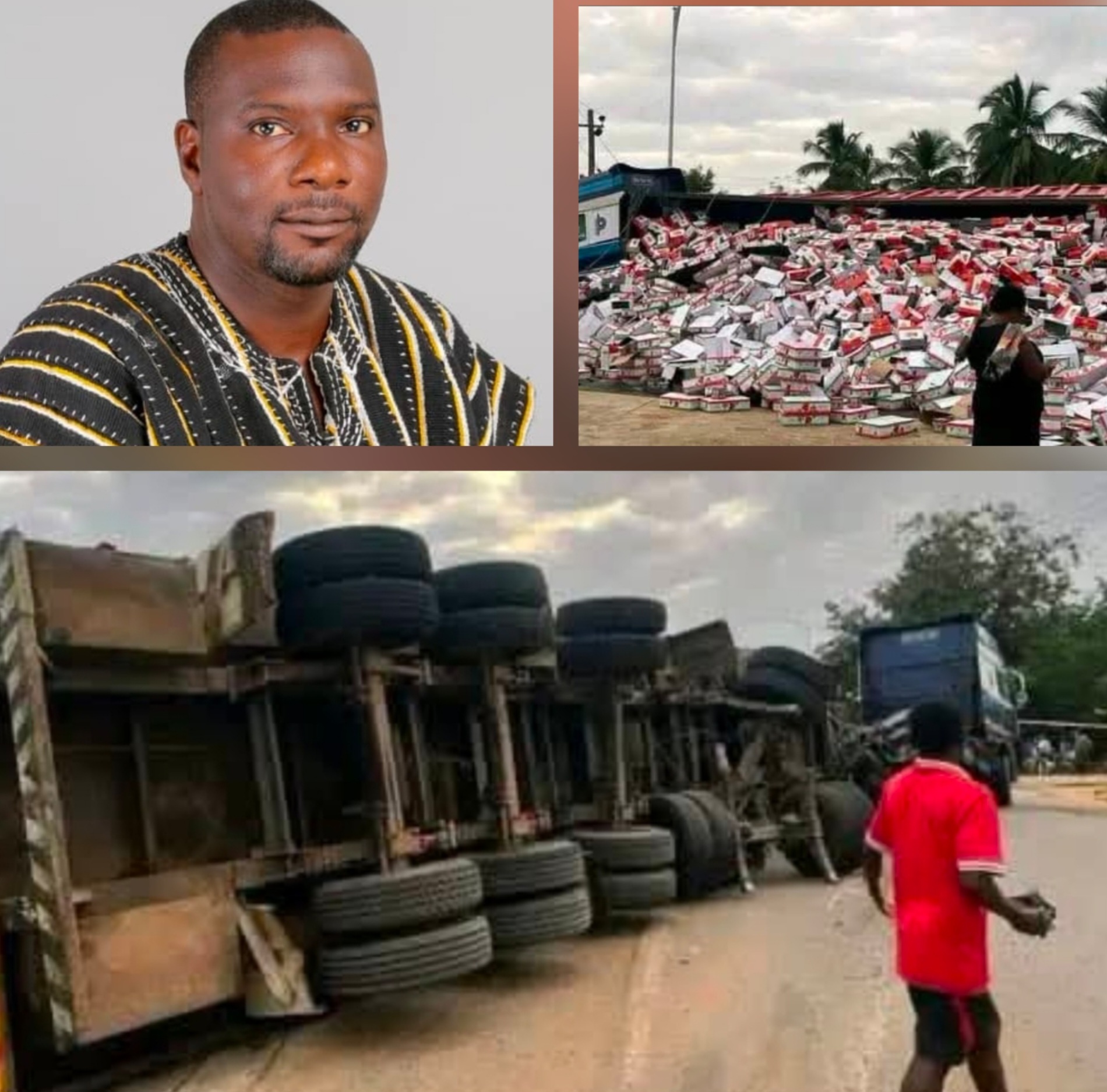MP Kwame Lukutor Commends Sokpoe Residents for Exemplary Honesty and Integrity After Truck Accident