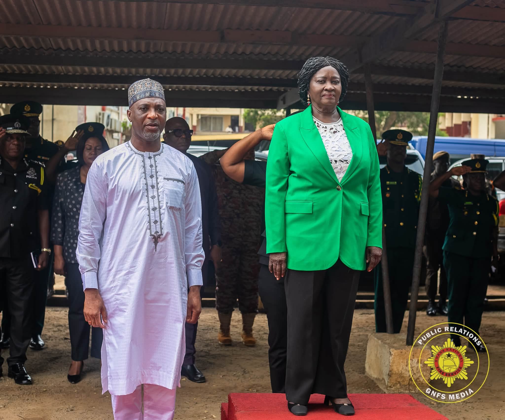 Vice President Opoku-Agyemang Visits Interior Ministry, Urges Integrity and Professionalism in Ghana’s Security Services