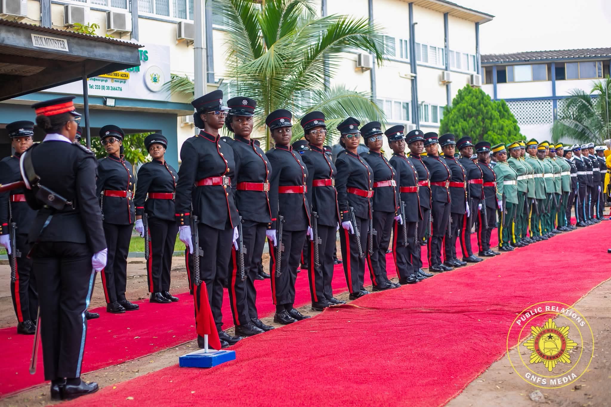 Vice President Opoku-Agyemang Visits Interior Ministry, Urges Integrity and Professionalism in Ghana’s Security Services