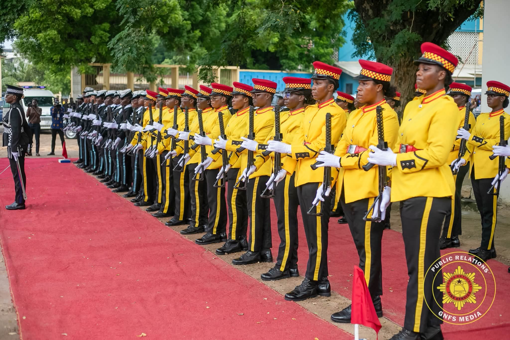 Vice President Opoku-Agyemang Visits Interior Ministry, Urges Integrity and Professionalism in Ghana’s Security Services