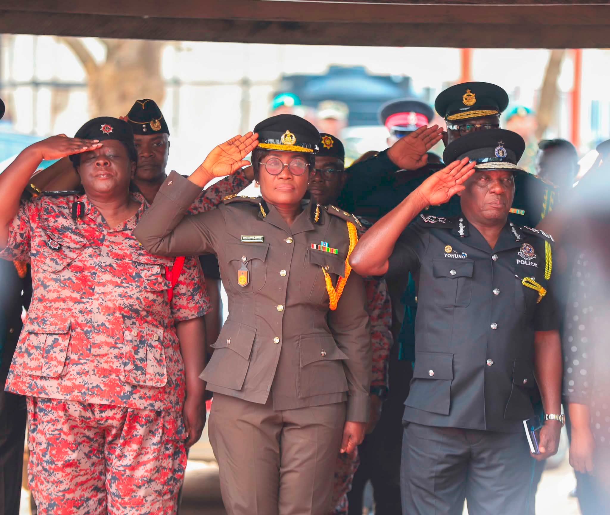 Vice President Opoku-Agyemang Visits Interior Ministry, Urges Integrity and Professionalism in Ghana’s Security Services