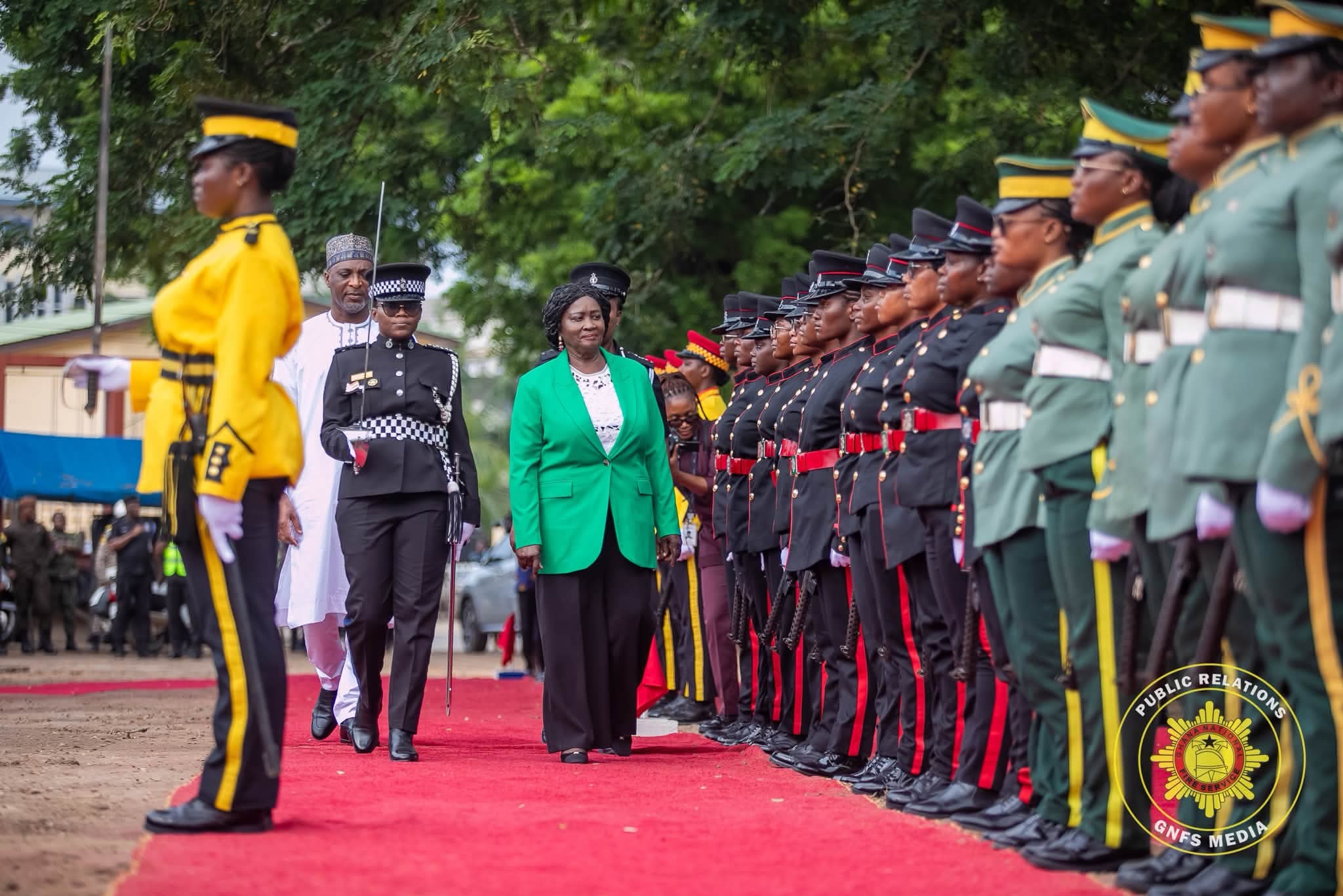 Vice President Opoku-Agyemang Visits Interior Ministry, Urges Integrity and Professionalism in Ghana’s Security Services