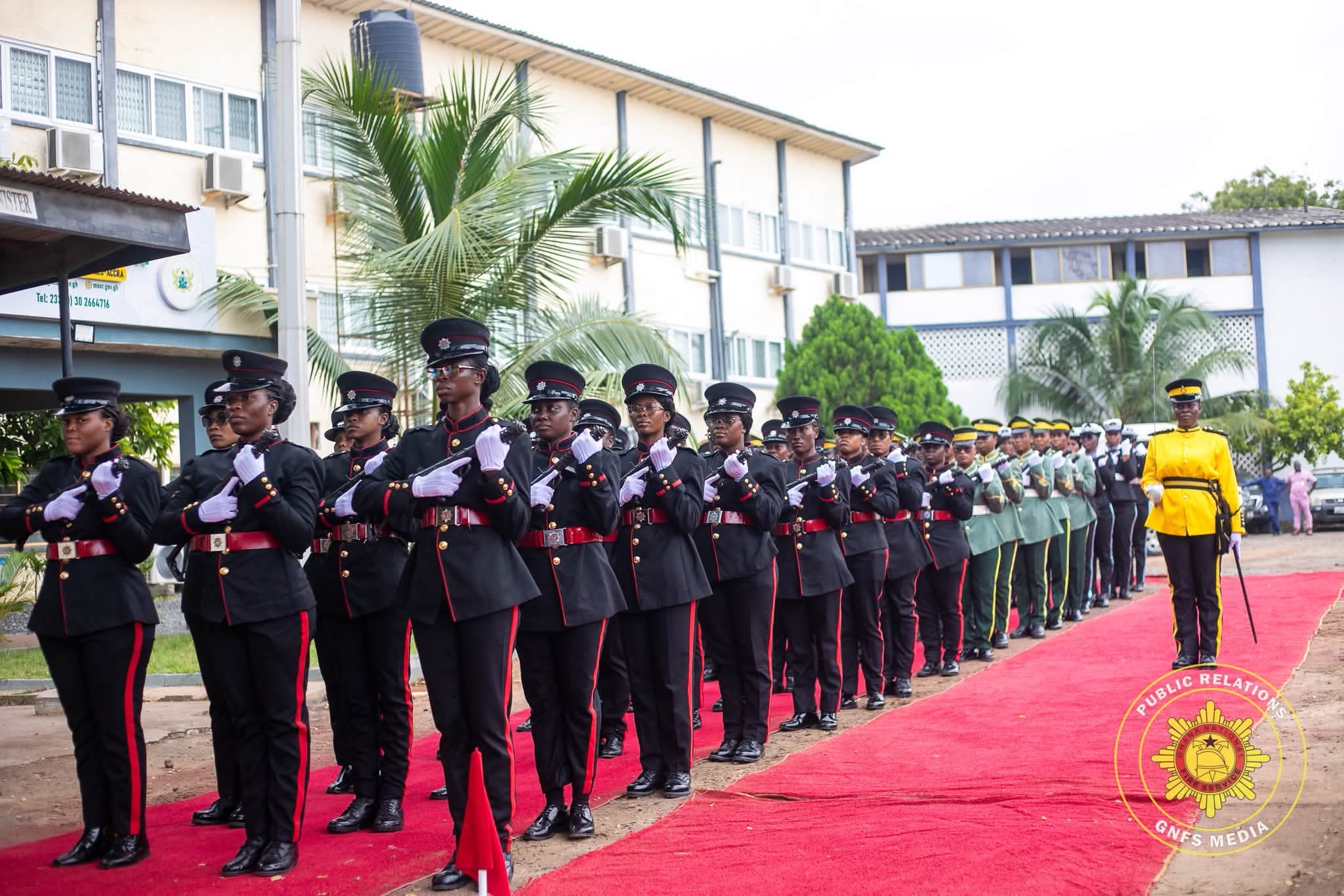 Vice President Opoku-Agyemang Visits Interior Ministry, Urges Integrity and Professionalism in Ghana’s Security Services