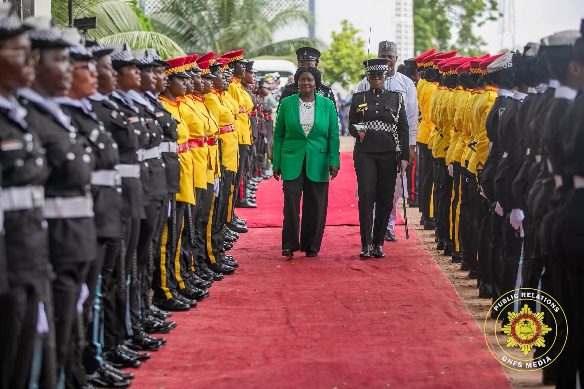 Vice President Opoku-Agyemang Visits Interior Ministry, Urges Integrity and Professionalism in Ghana’s Security Services