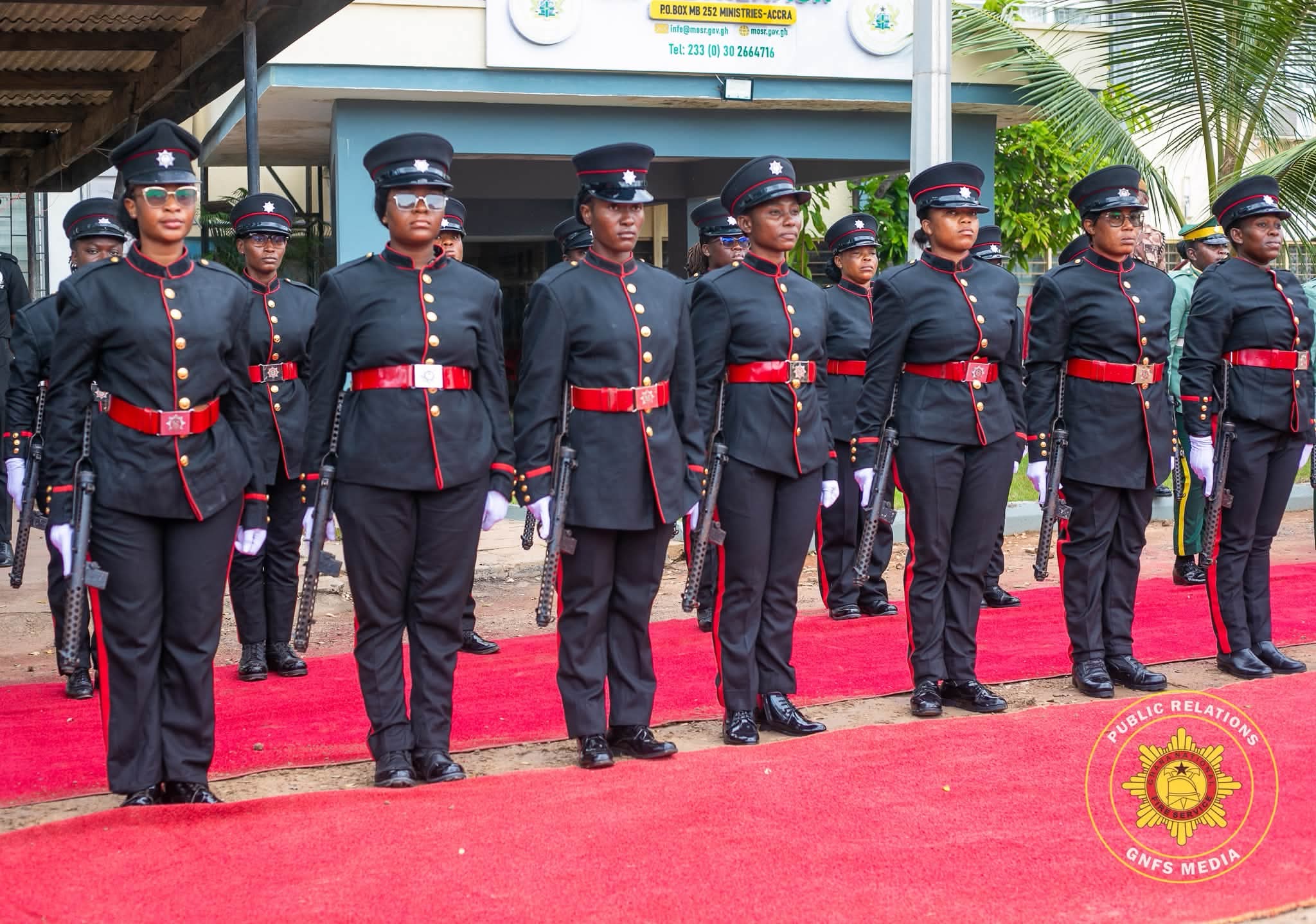 Vice President Opoku-Agyemang Visits Interior Ministry, Urges Integrity and Professionalism in Ghana’s Security Services