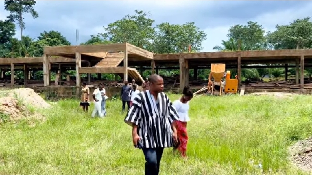 Hon. Thomas Worlanyo Tsekpo Inspects Ongoing Construction Projects at Hohoe EP Senior High School
