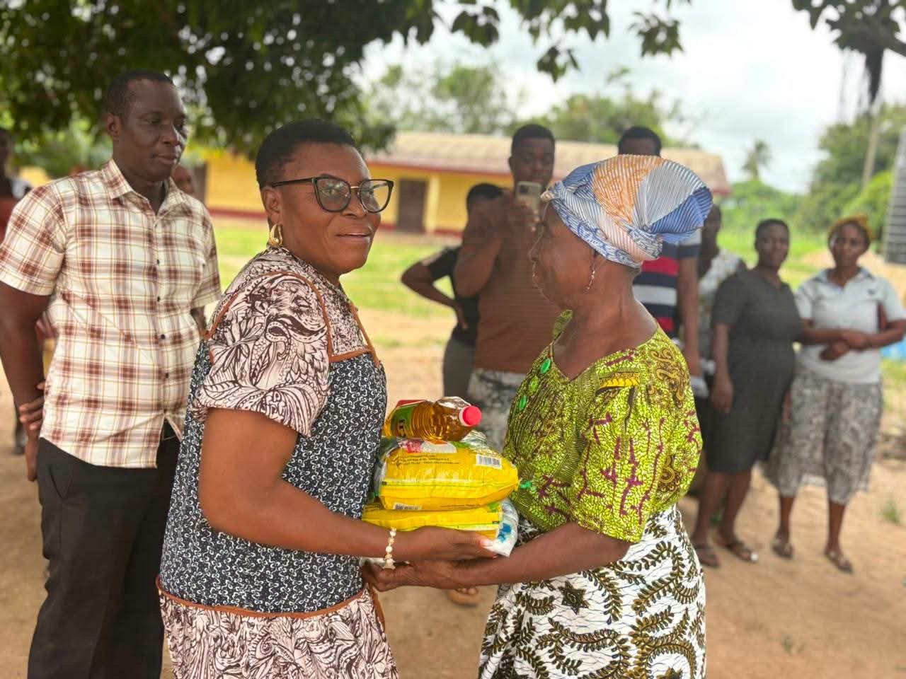 MP Maxwell Lukutor and DCE Victoria Dzeklo Jointly Deliver Urgent Relief Items to Flood Victims in SouthTongu