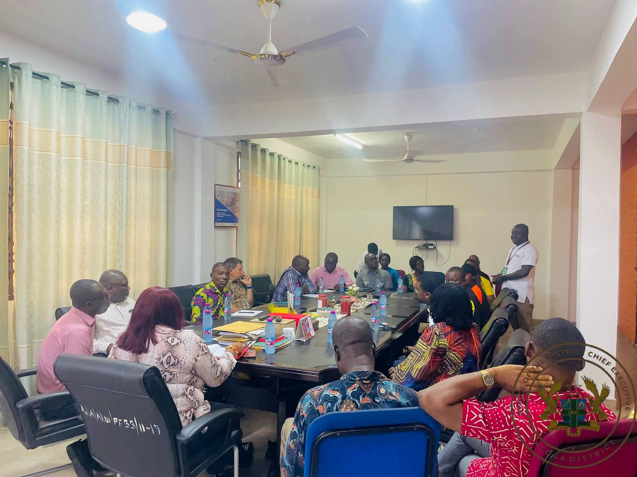 Anloga District Assembly Recieves VRA Delegation for Landmark 75MW Wind Power Project