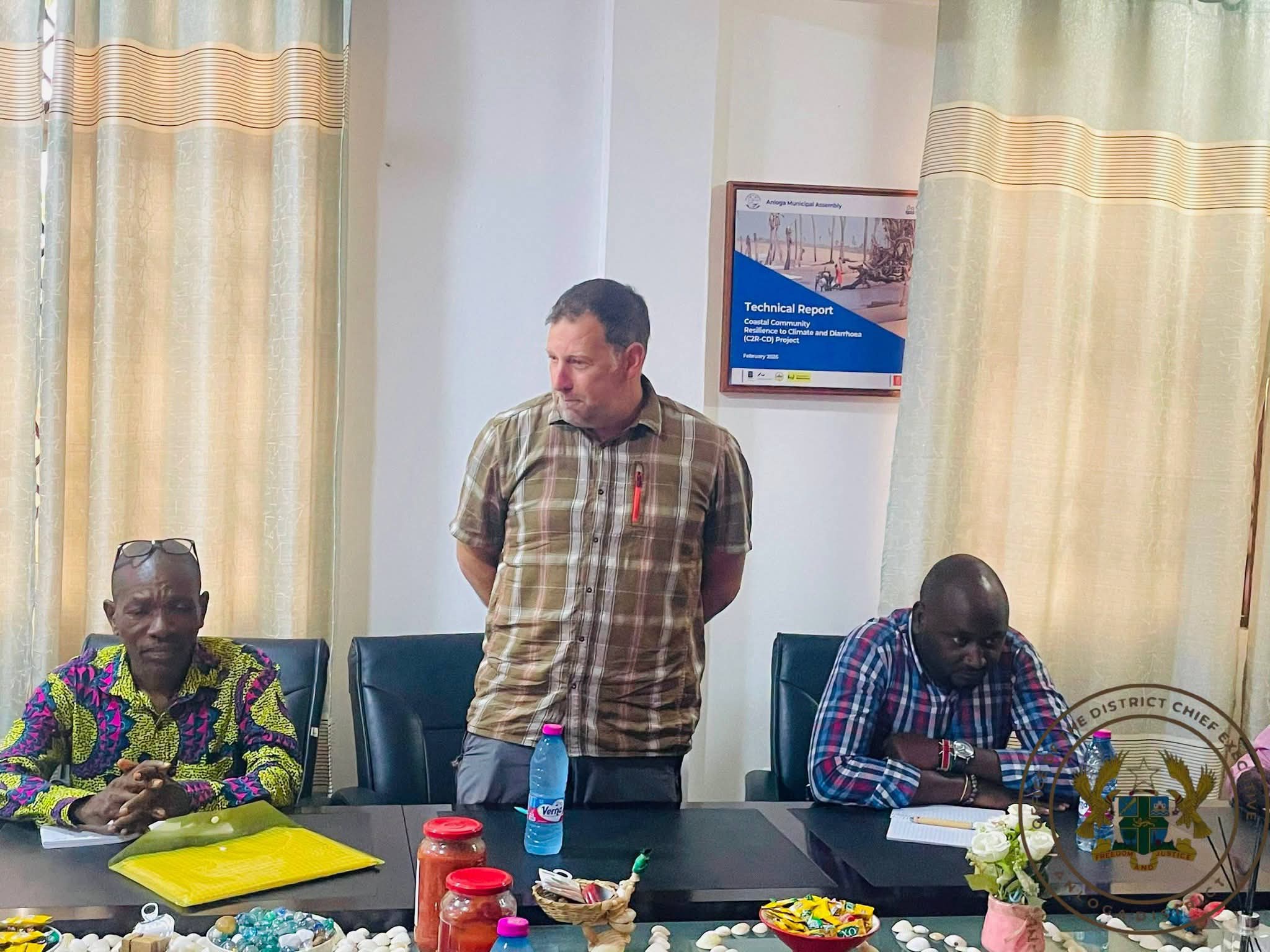 Anloga District Assembly Recieves VRA Delegation for Landmark 75MW Wind Power Project