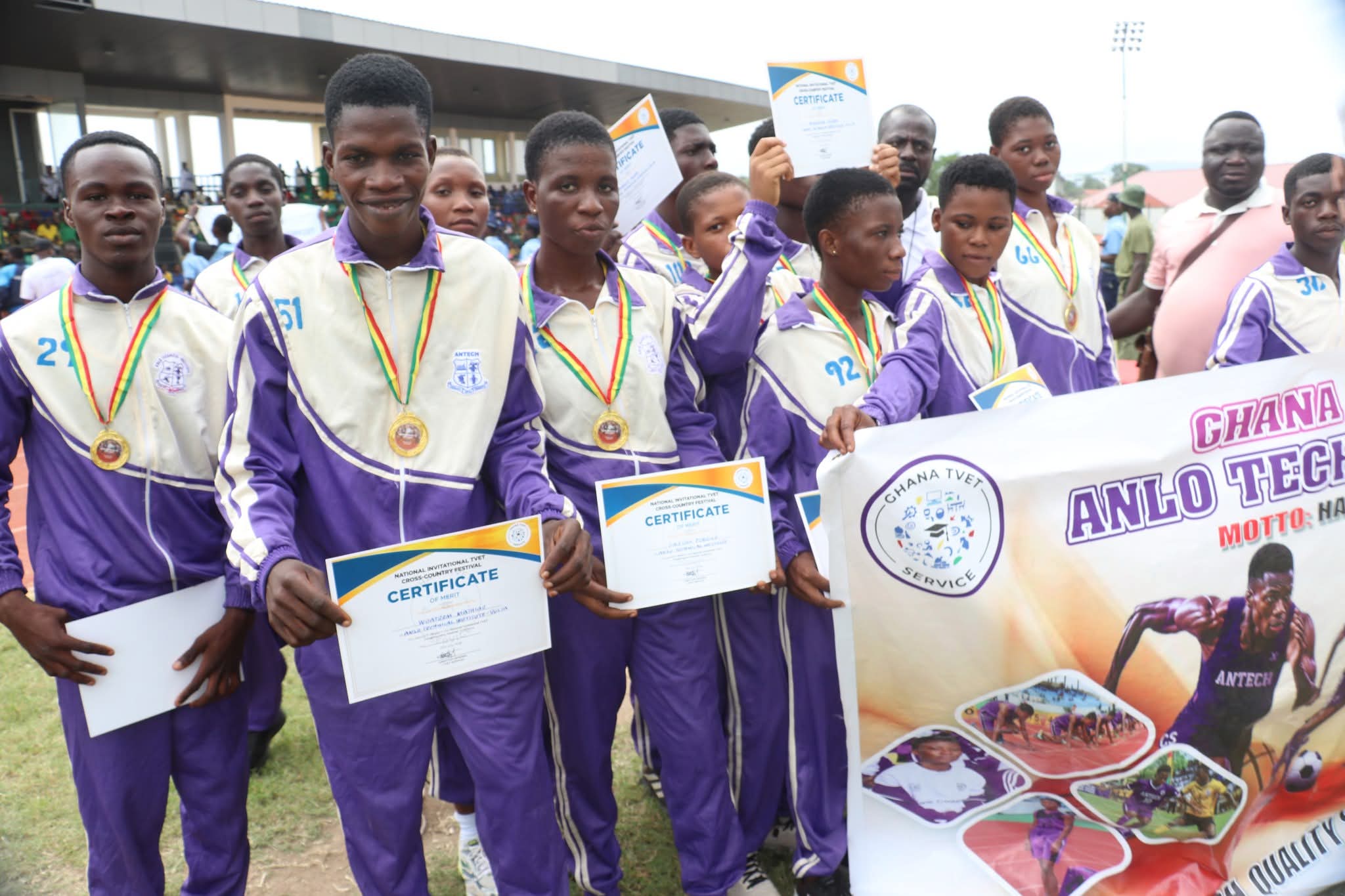Volta Region Dominates National Cross-Country Festival: ANTECH and KEDTECH Shine Bright