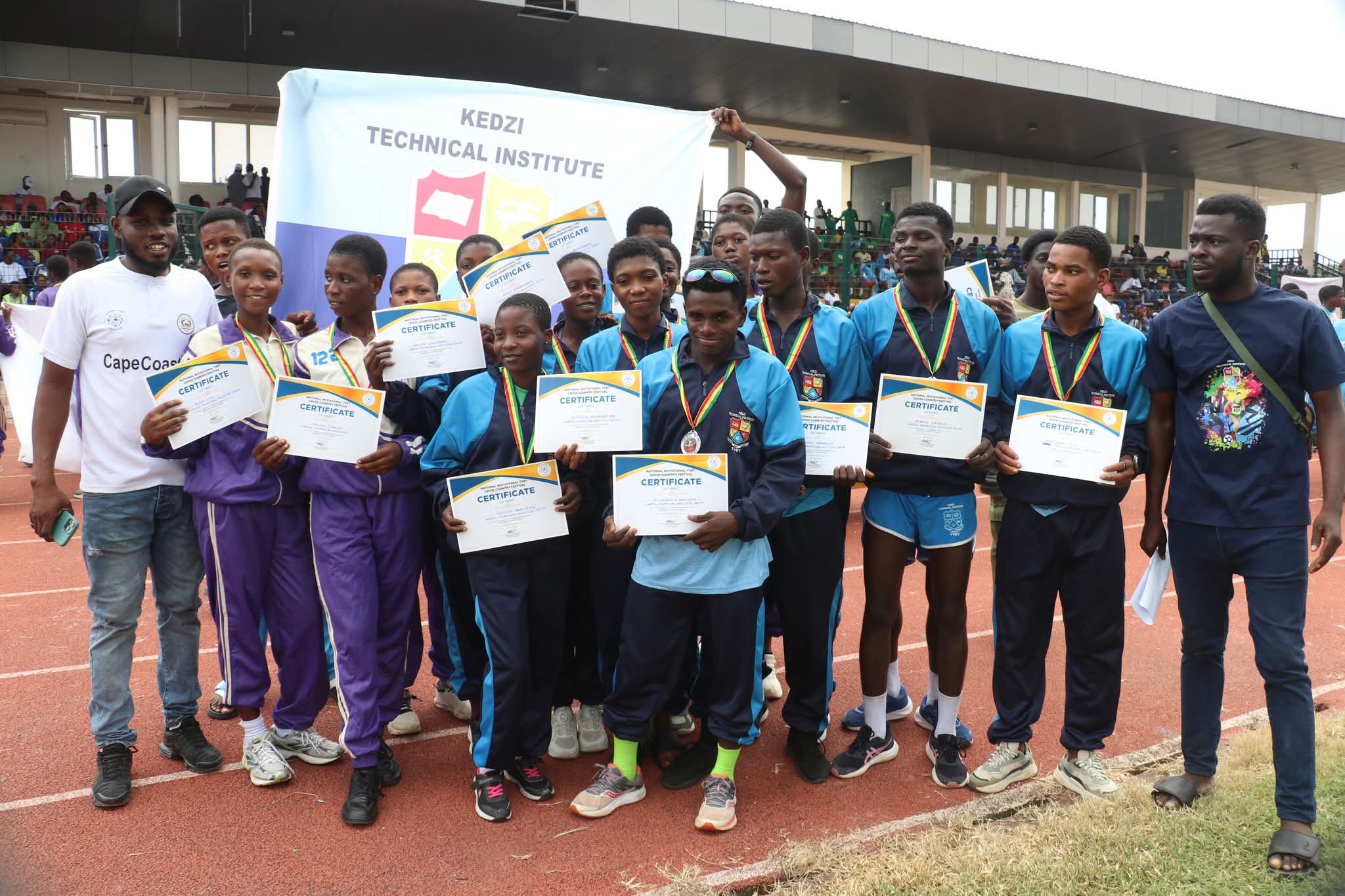 Volta Region Dominates National Cross-Country Festival: ANTECH and KEDTECH Shine Bright