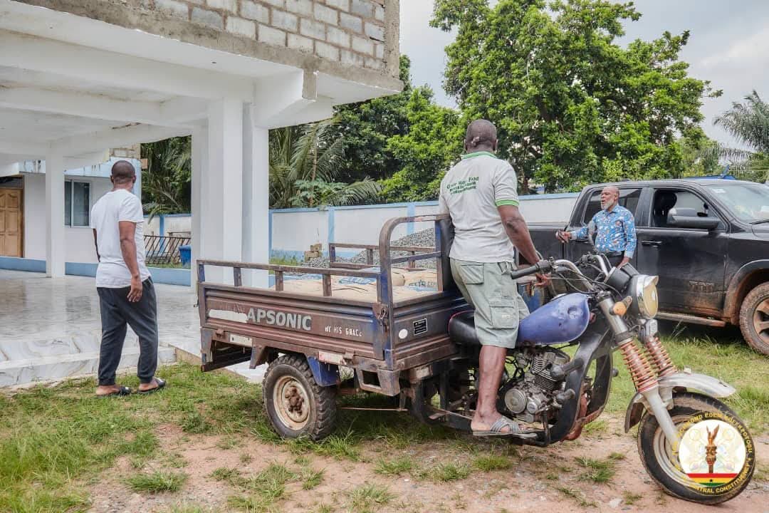 Ho Central MP Edem Kpotosu Donates 20 Bags of Cement to Support GJA Volta Press Centre Project