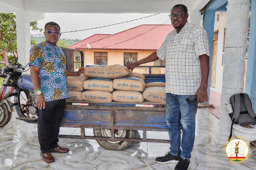 Ho Central MP Edem Kpotosu Donates 20 Bags of Cement to Support GJA Volta Press Centre Project
