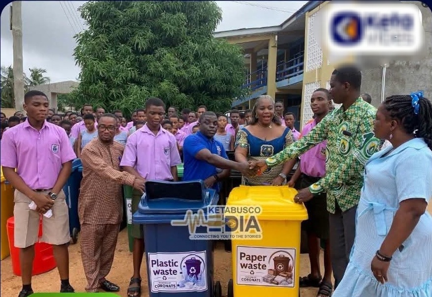 KETABUSCO Old Students Association Donates Dust Bins to Promote Cleanliness and Responsibility