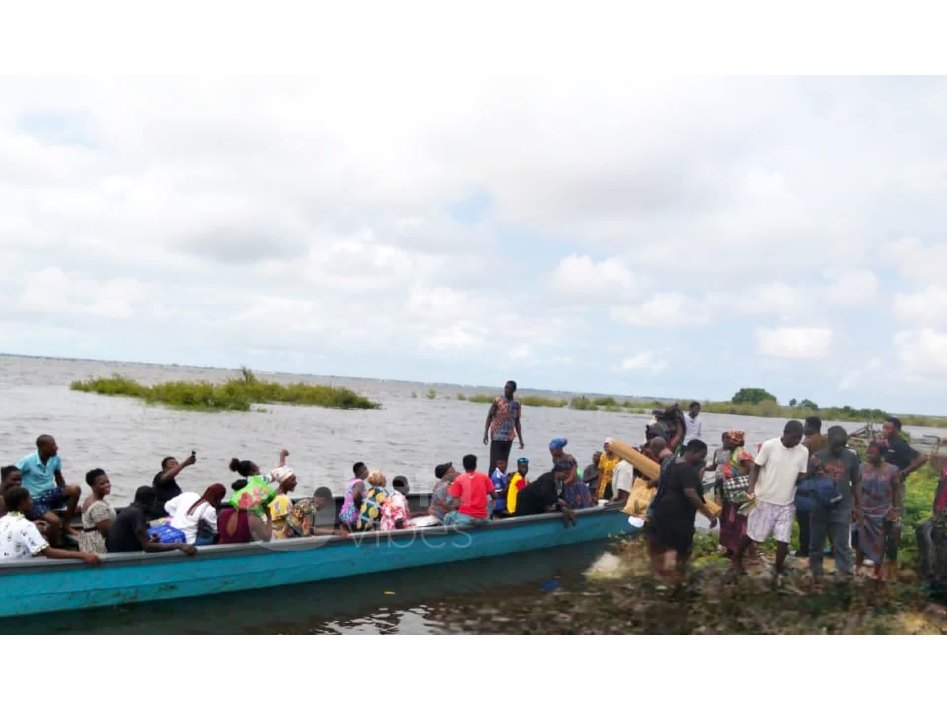 Boat Transport Offers Lifeline to Anloga Market Traders and Visitors