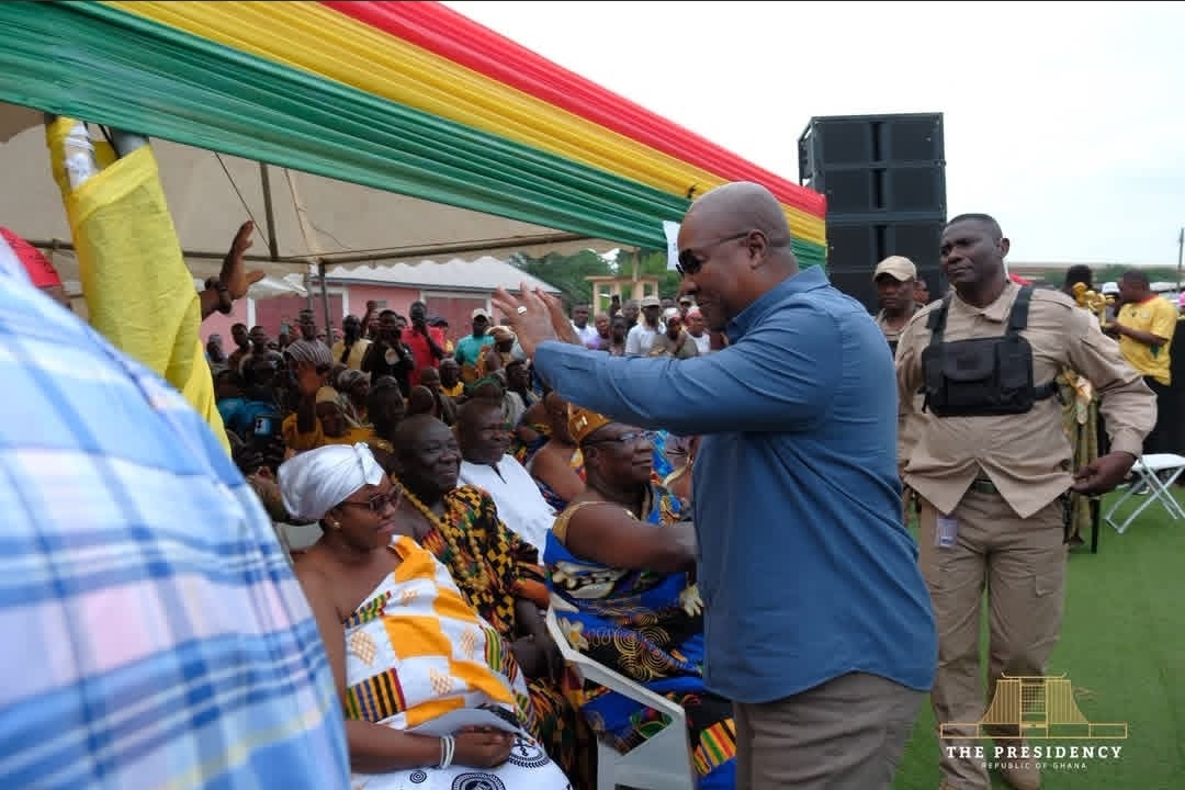 President Mahama Cuts Sod for Transformative 24-Hour Economy Model Market in Juapong