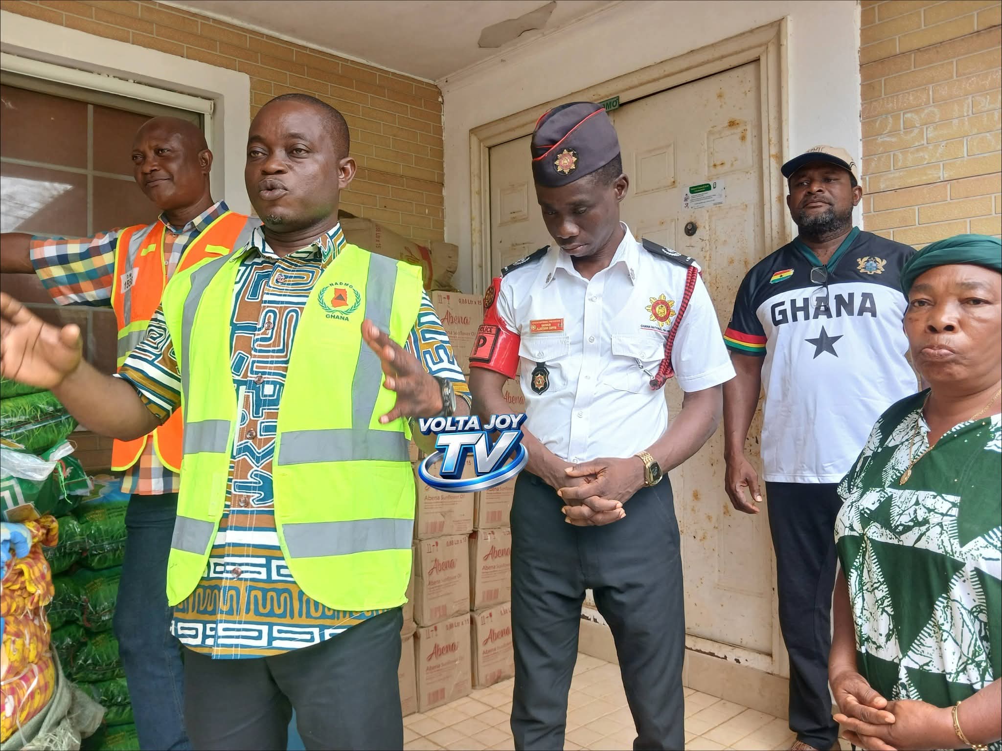 NADMO Delivers Relief to Akatsi South Flood Victims