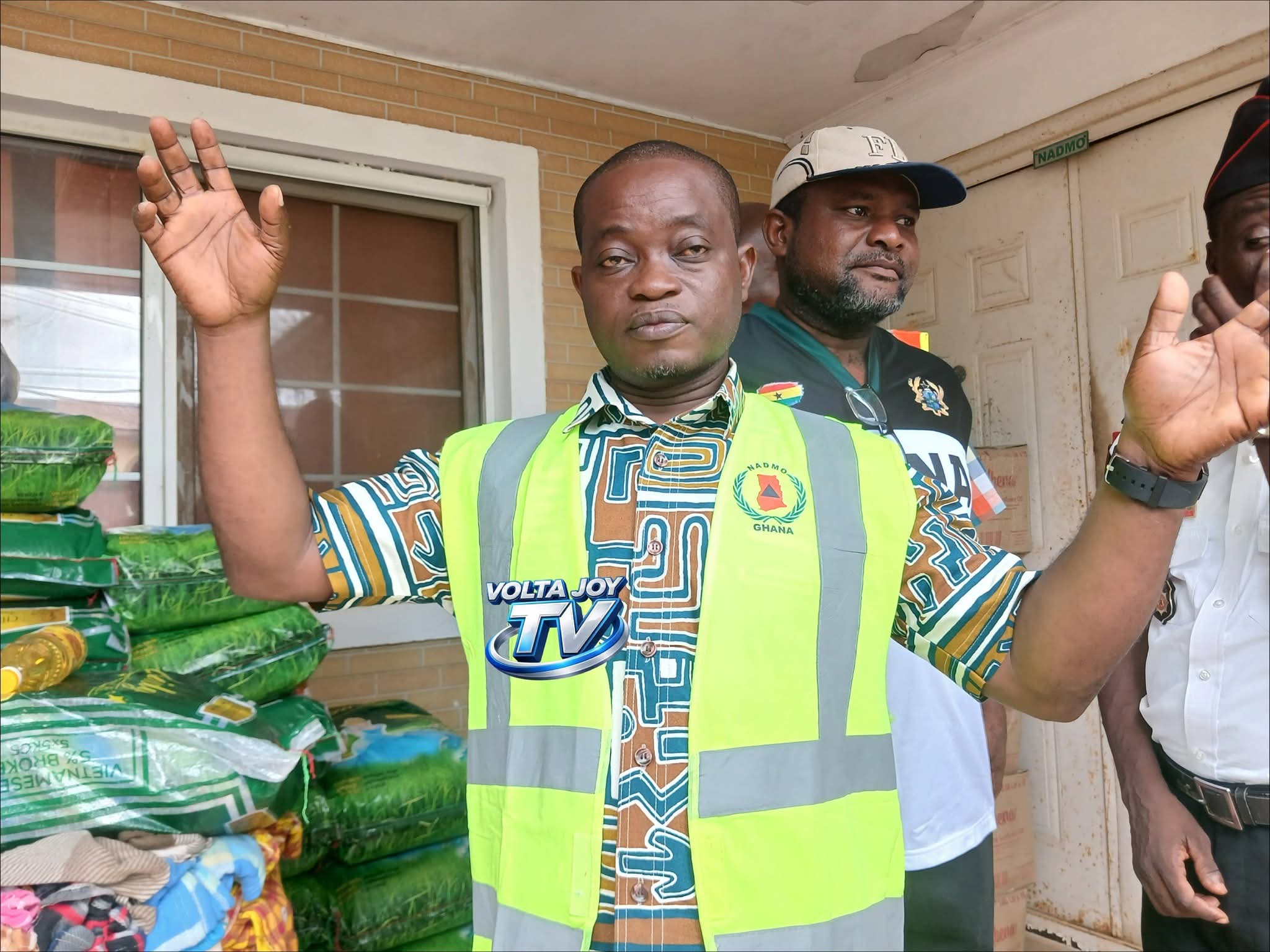 NADMO Delivers Relief to Akatsi South Flood Victims