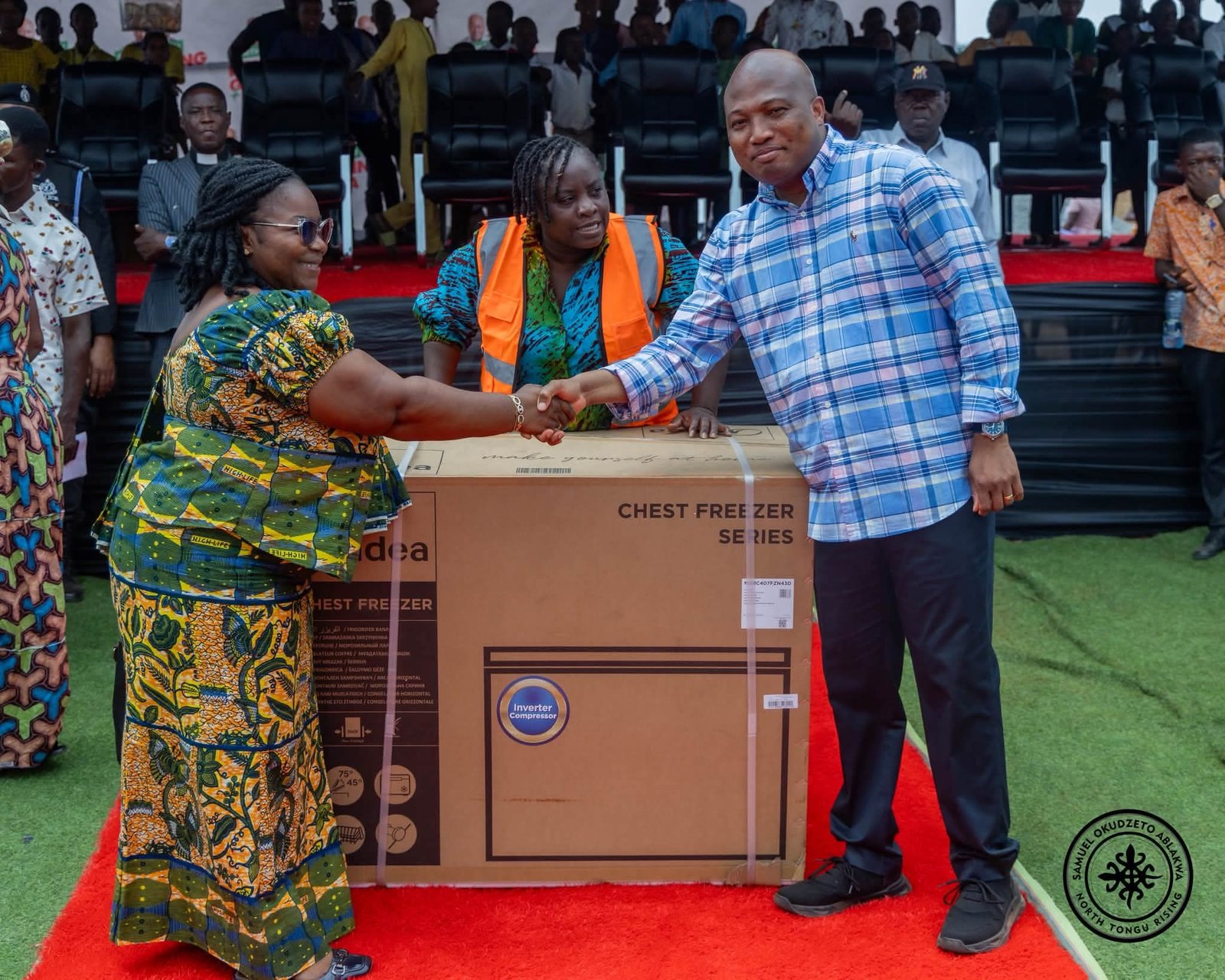 Hon Samuel Okudzeto Ablakwa Donates 100 Refrigerators to Support Market Women in North Tongu