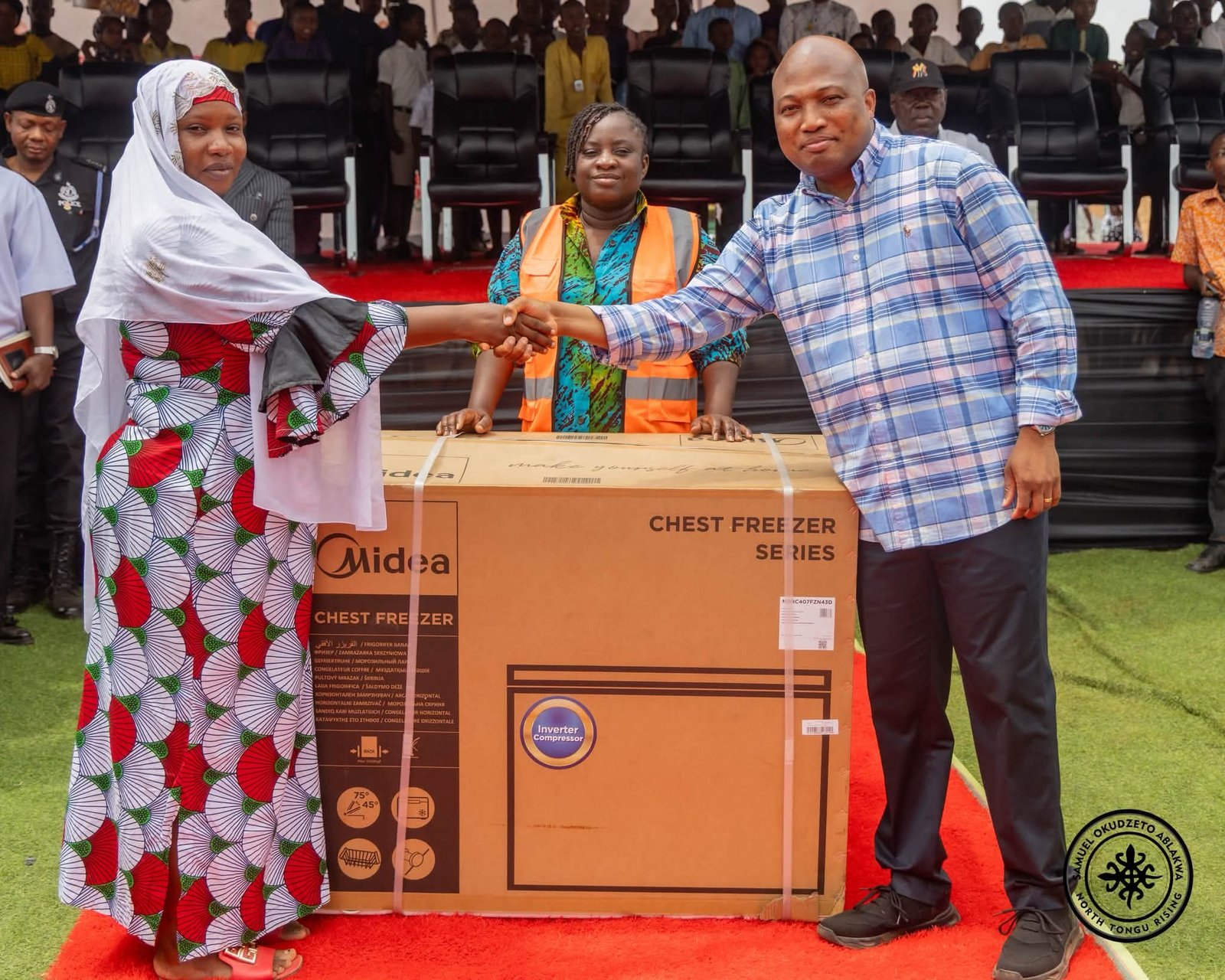 Hon Samuel Okudzeto Ablakwa Donates 100 Refrigerators to Support Market Women in North Tongu