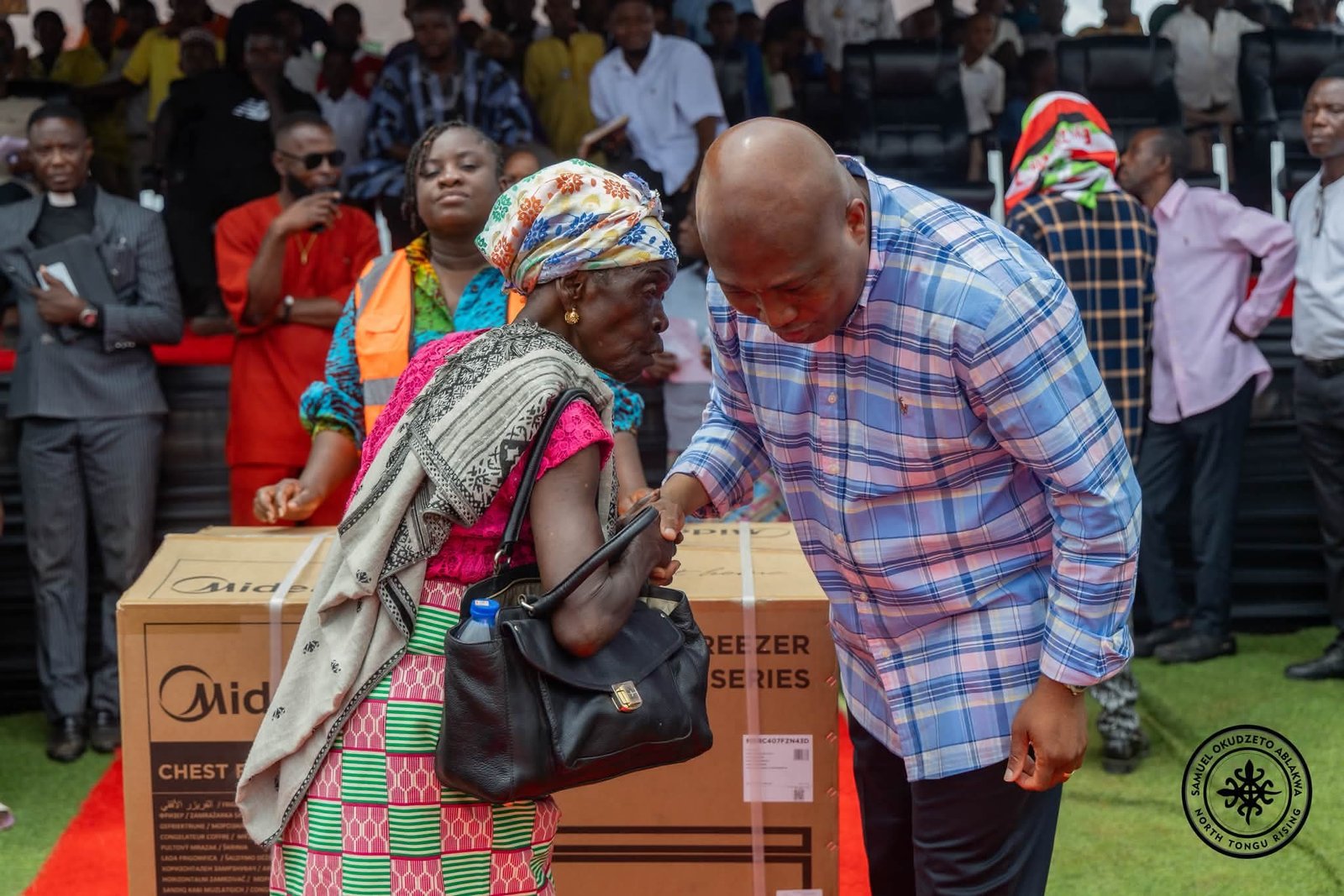 Hon Samuel Okudzeto Ablakwa Donates 100 Refrigerators to Support Market Women in North Tongu