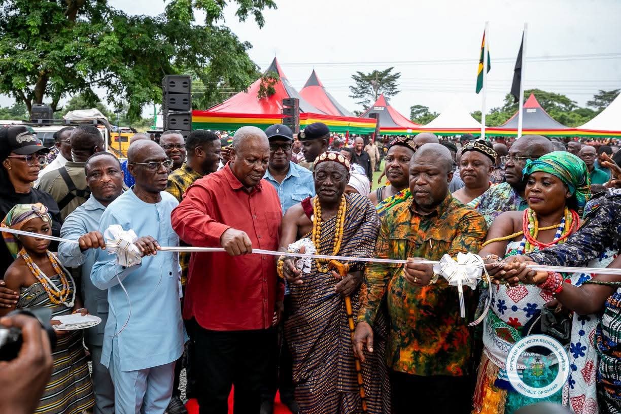 President Mahama Concludes Successful ResettingGhana Tour in Volta Region