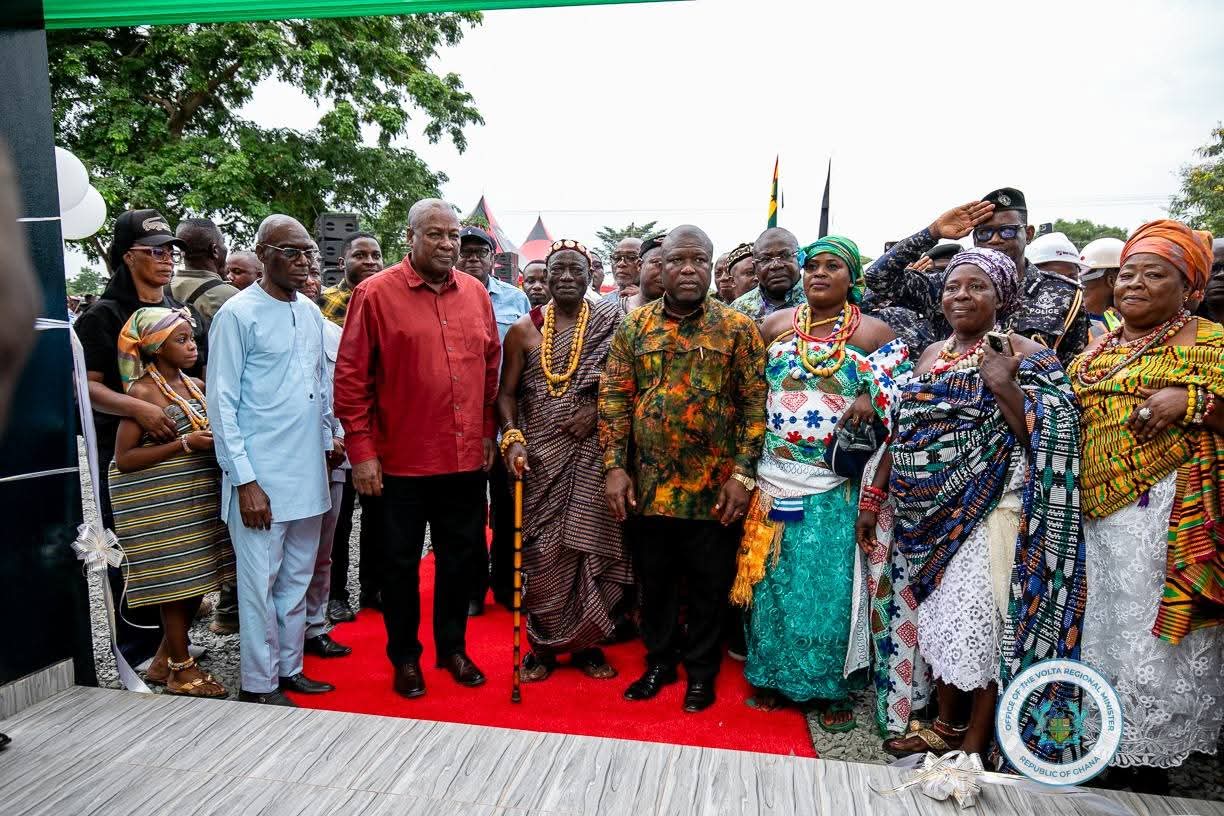 President Mahama Concludes Successful ResettingGhana Tour in Volta Region