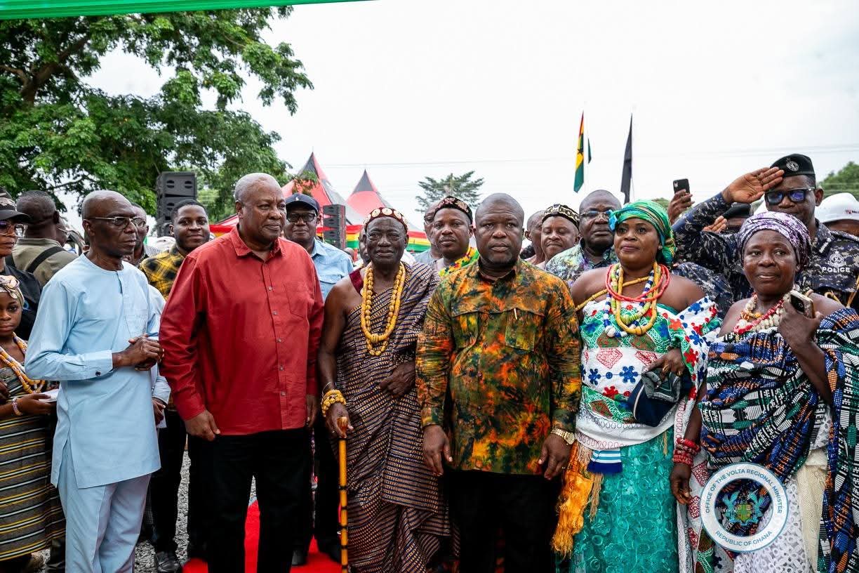 President Mahama Concludes Successful ResettingGhana Tour in Volta Region