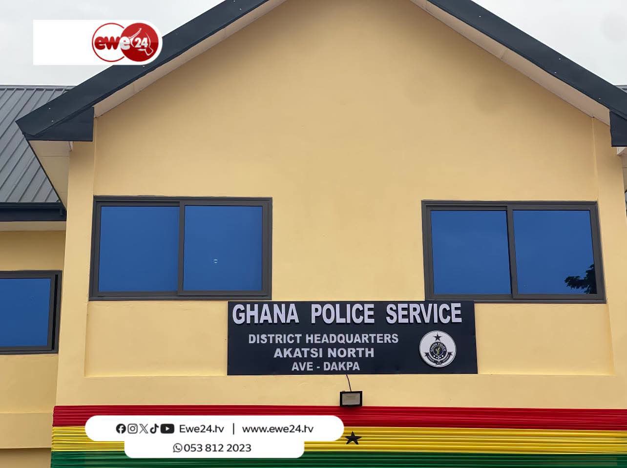 President John Dramani Mahama Commissions New Ave Dakpa Police District Headquarters in Akatsi North