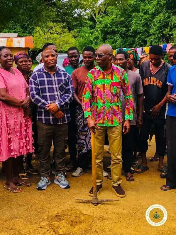 Hon Peter Nortsu-Kotoe Cuts Sod for Major Development Projects in Akatsi North