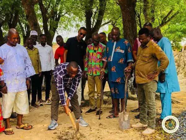 Hon Peter Nortsu-Kotoe Cuts Sod for Major Development Projects in Akatsi North