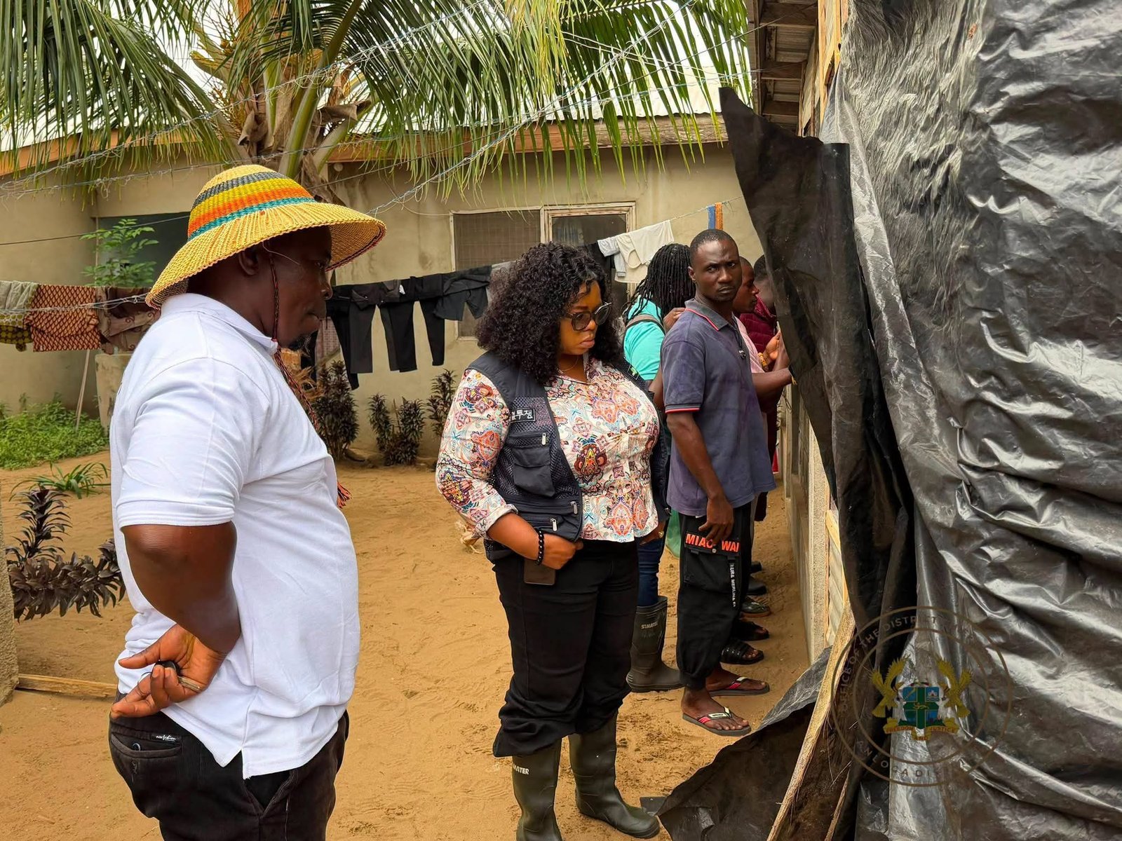 Anlo DCE Inspects Large-Scale Farms and Nkokonkitinkiti Beneficiaries