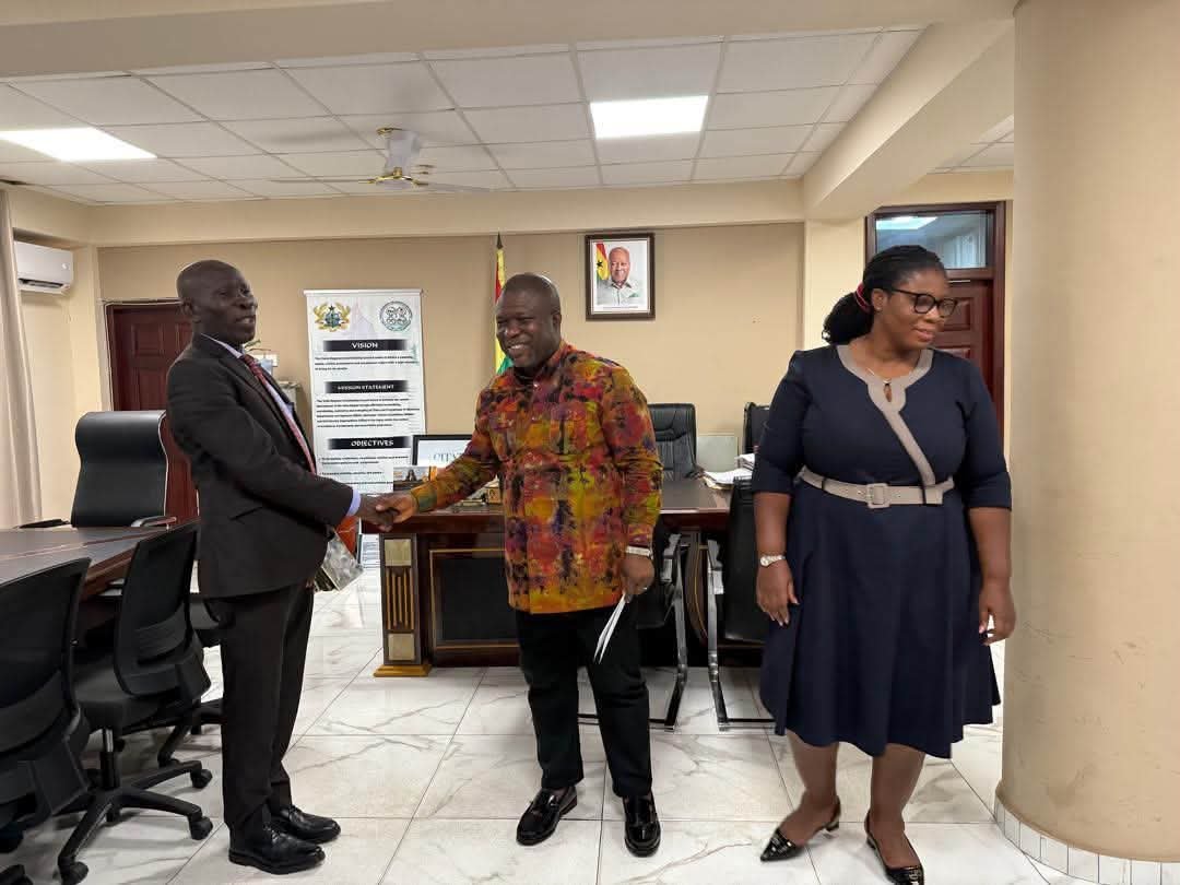 ICAG Leadership Pays Courtesy Call on Volta Regional Minister