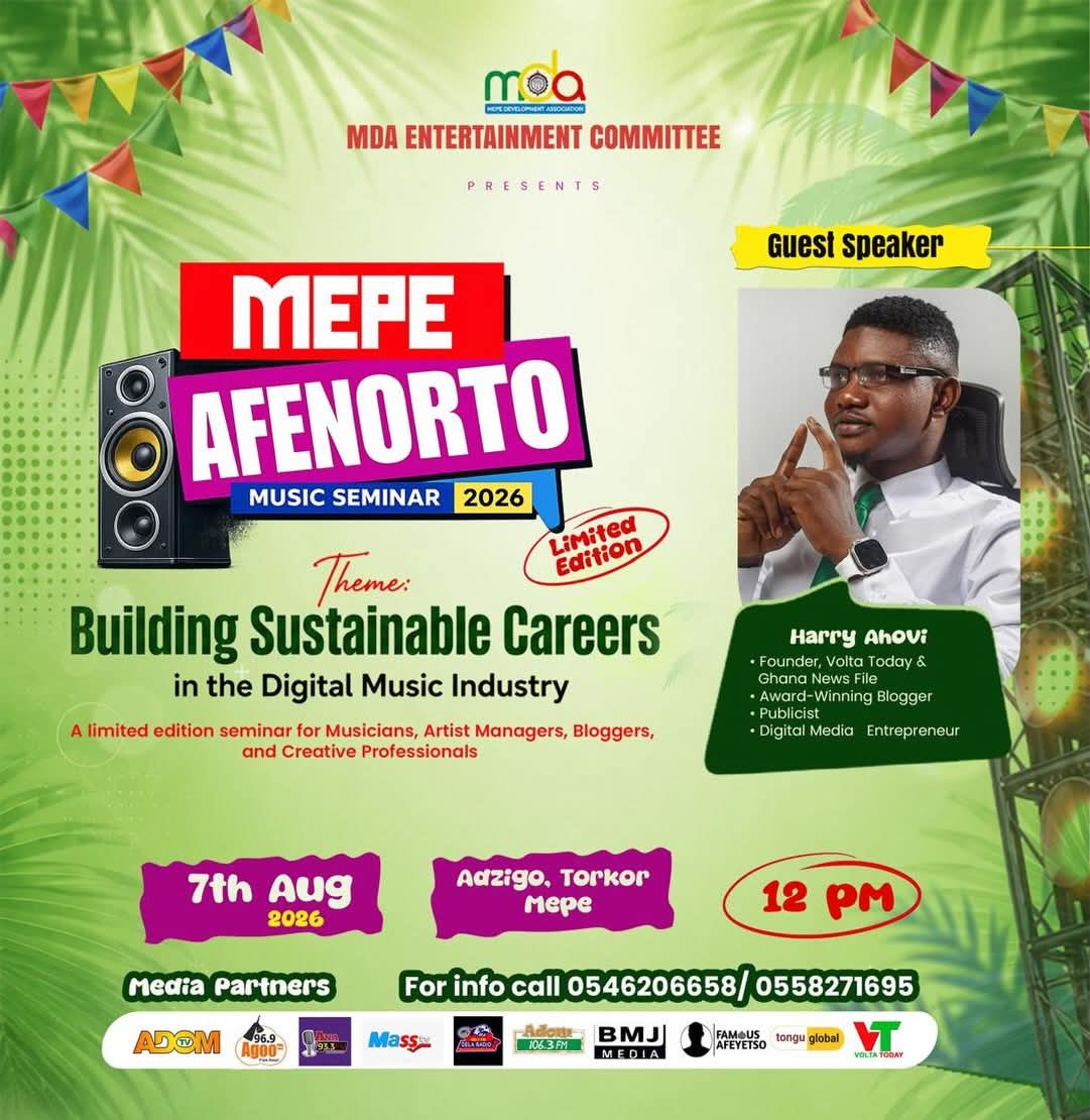 CEO of Volta Today Set to Grace Panel at Mepe Afenorto Digital Seminar Alongside Media Personalities