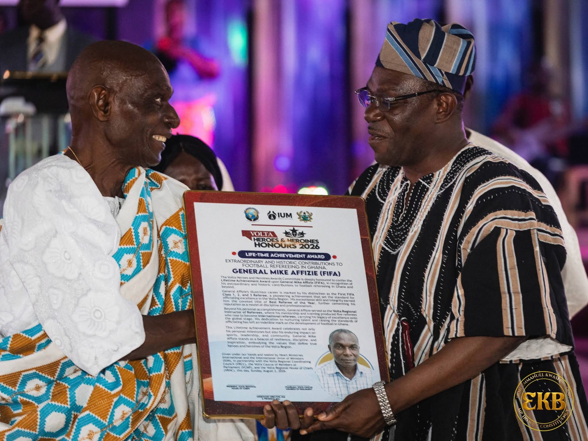 Hon. Emmanuel Kwasi Bedzrah Honours the Volta Heroes and Heroines Awards 2026