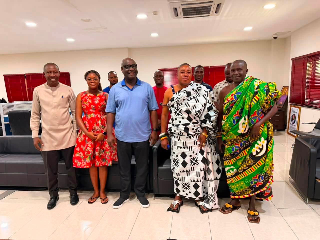 Bakpa Traditional Area; Delegation Pays Courtesy Visit on Central Tongu Member of Parliament