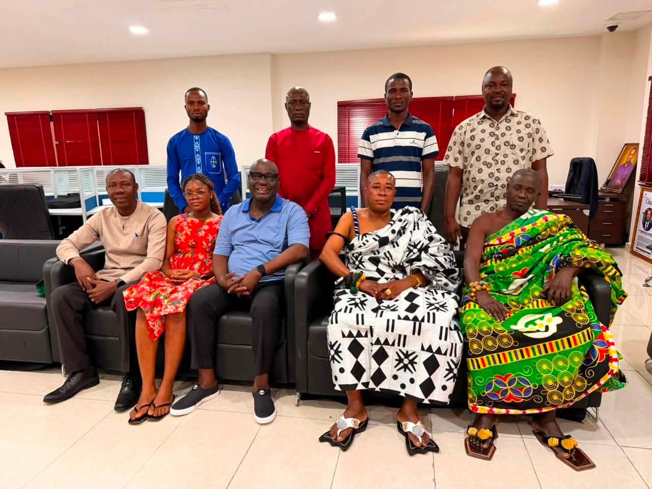 Bakpa Traditional Area; Delegation Pays Courtesy Visit on Central Tongu Member of Parliament