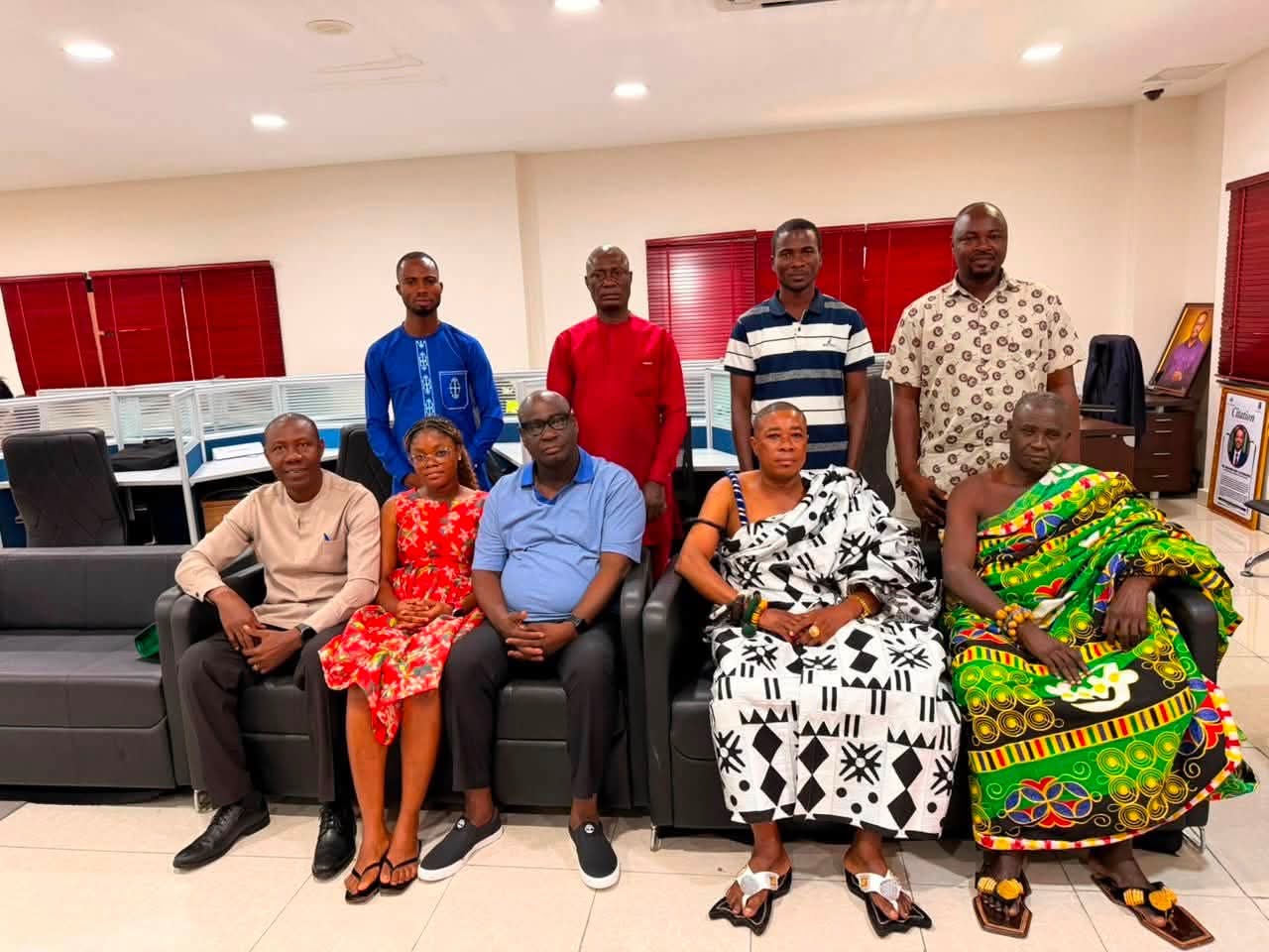 Bakpa Traditional Area; Delegation Pays Courtesy Visit on Central Tongu Member of Parliament