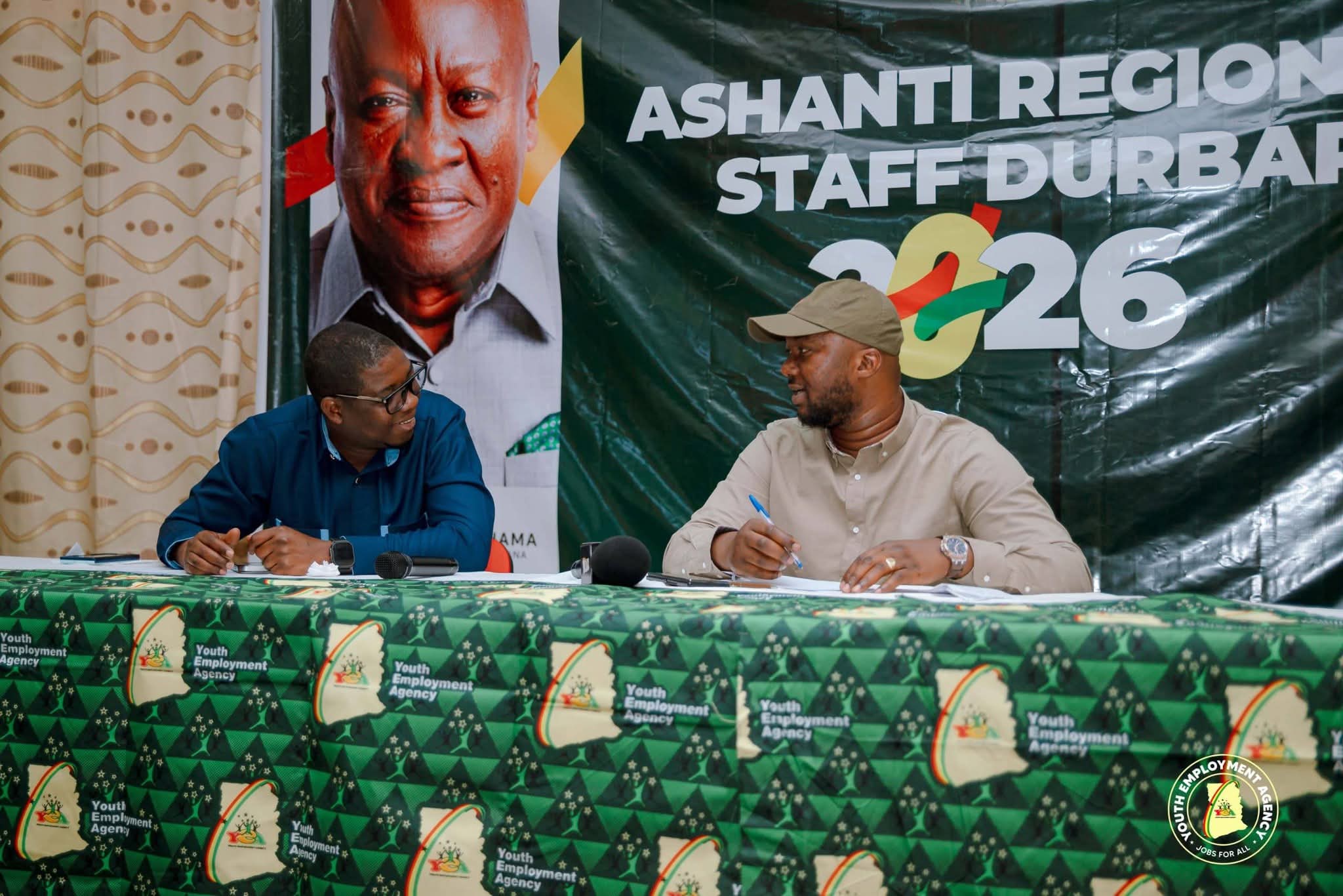 YEA Leadership Pays Working Visit to The Ashanti Regional Office