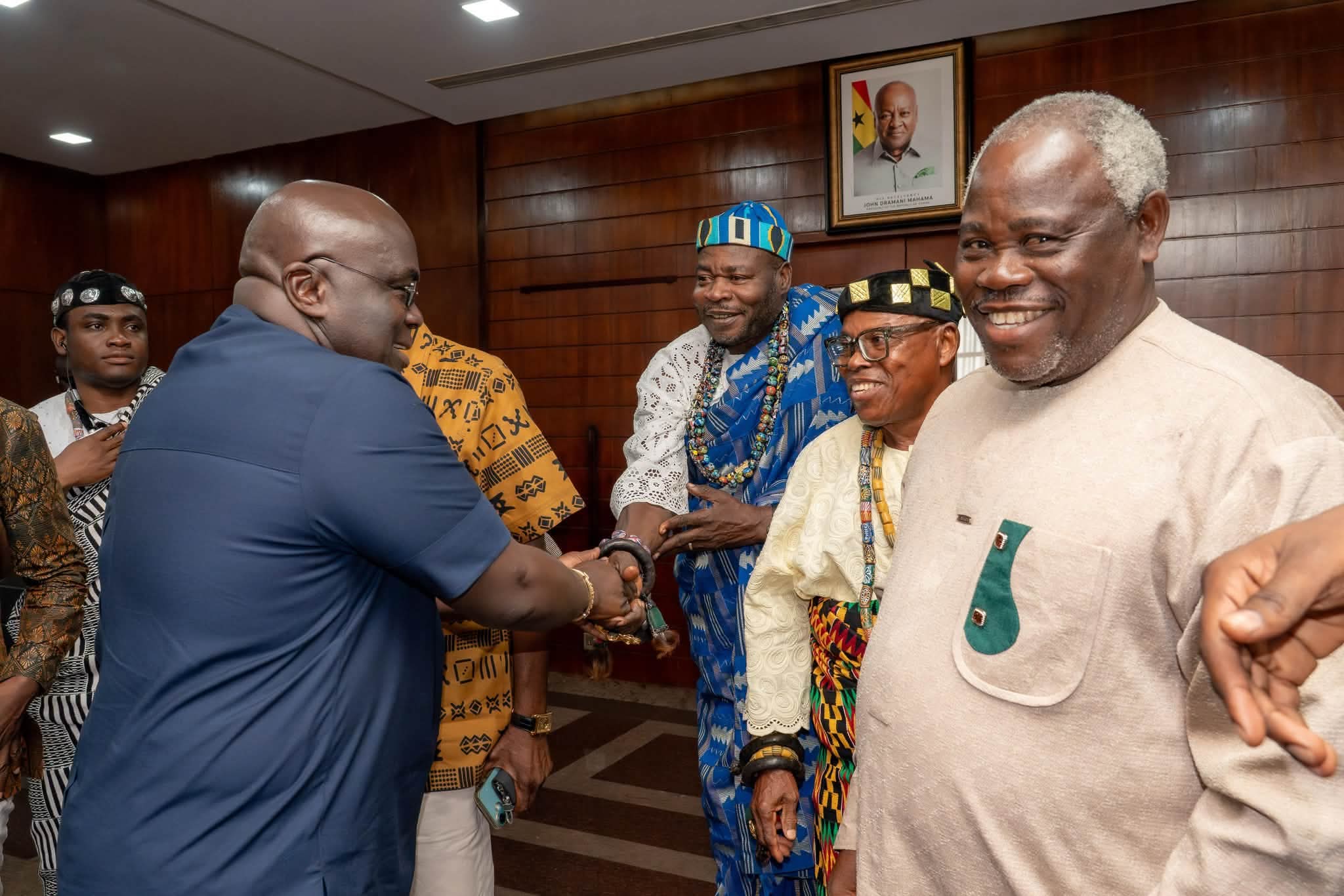 Hon. Eric Agbana; Chiefs Pays Courtesy Call on Ghana’s Chief of Staff