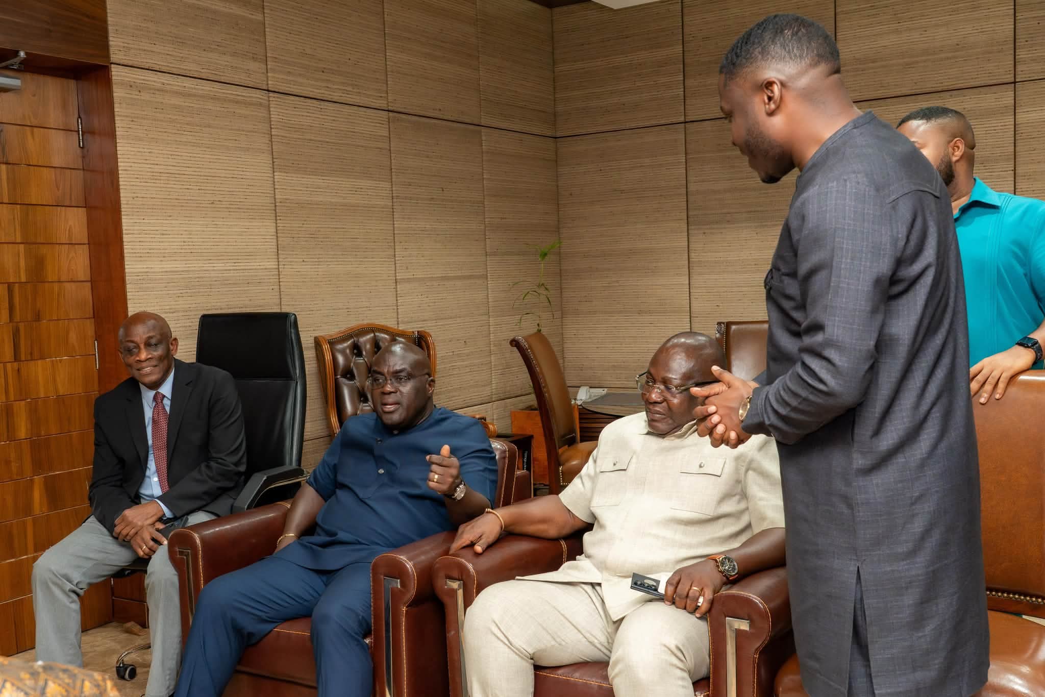 Hon. Eric Agbana; Chiefs Pays Courtesy Call on Ghana’s Chief of Staff