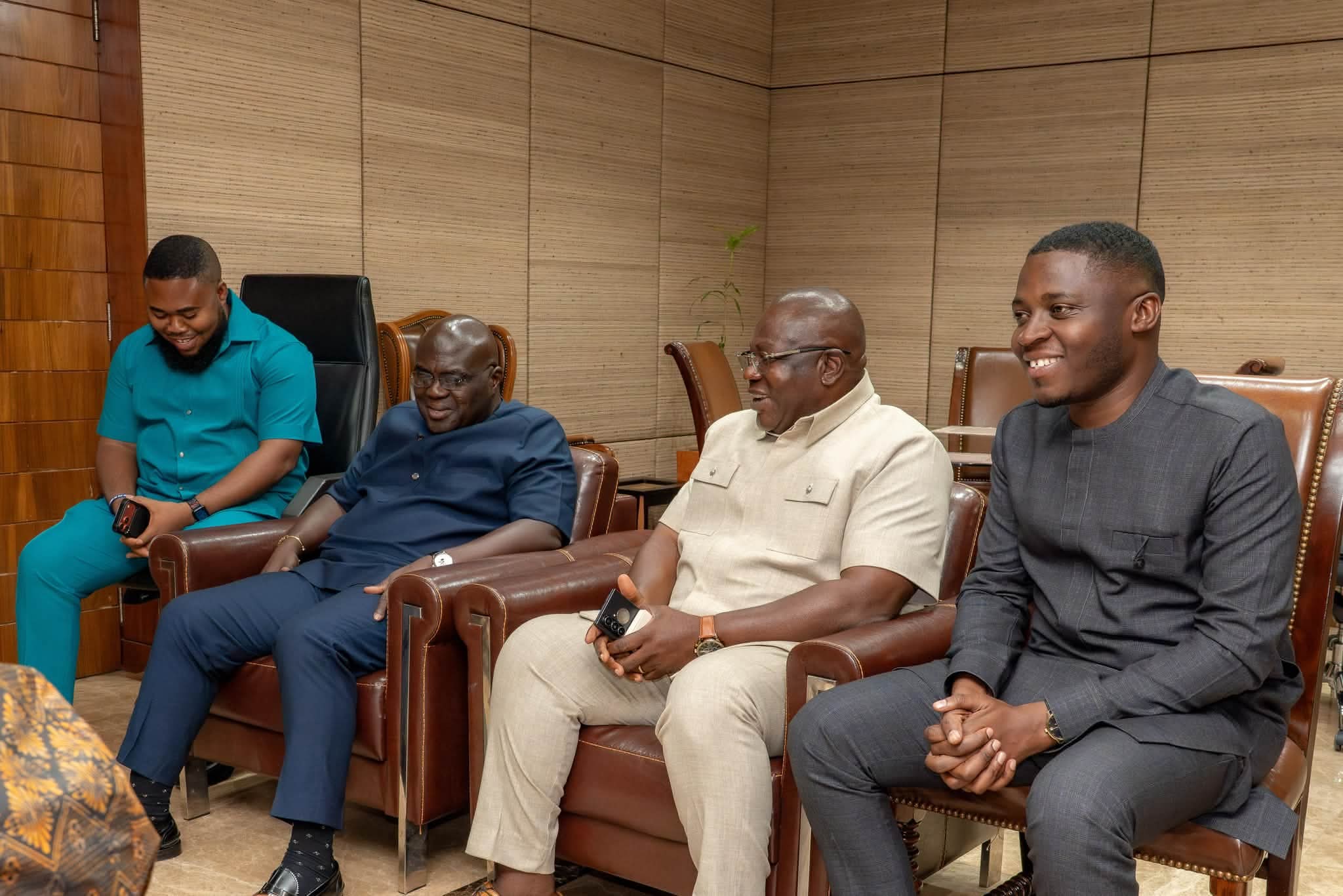 Hon. Eric Agbana; Chiefs Pays Courtesy Call on Ghana’s Chief of Staff