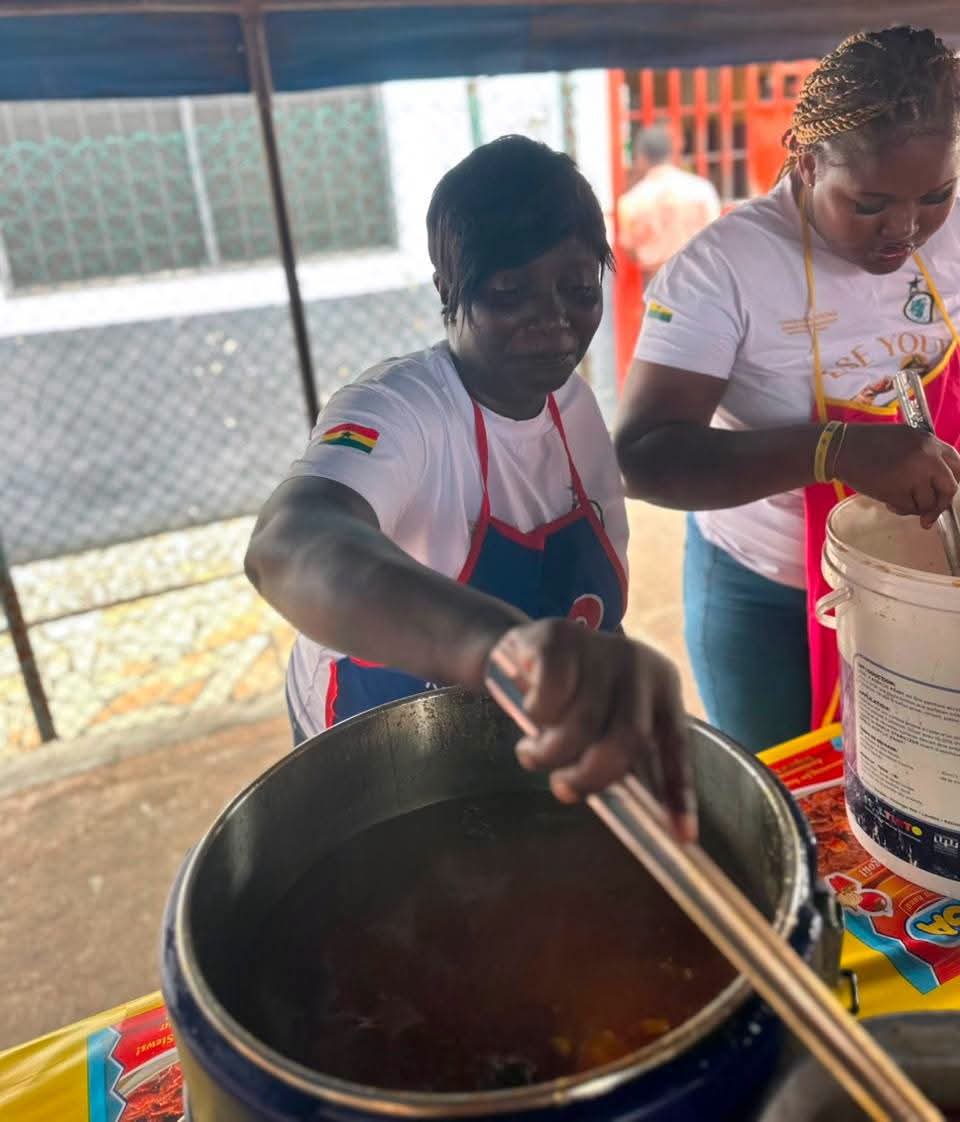 Outgoing Officer SCO Kwaku Adams Shares Send-Off Meal with Ho Central Prison Inmates