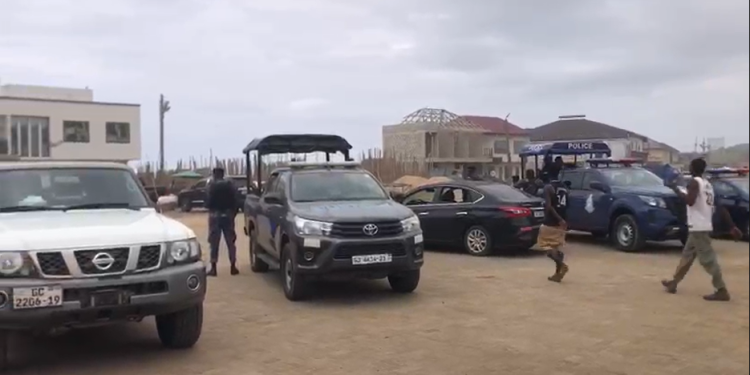 Laboma Beach Faces Demolition: Heavy Security Parades to Safeguard Process