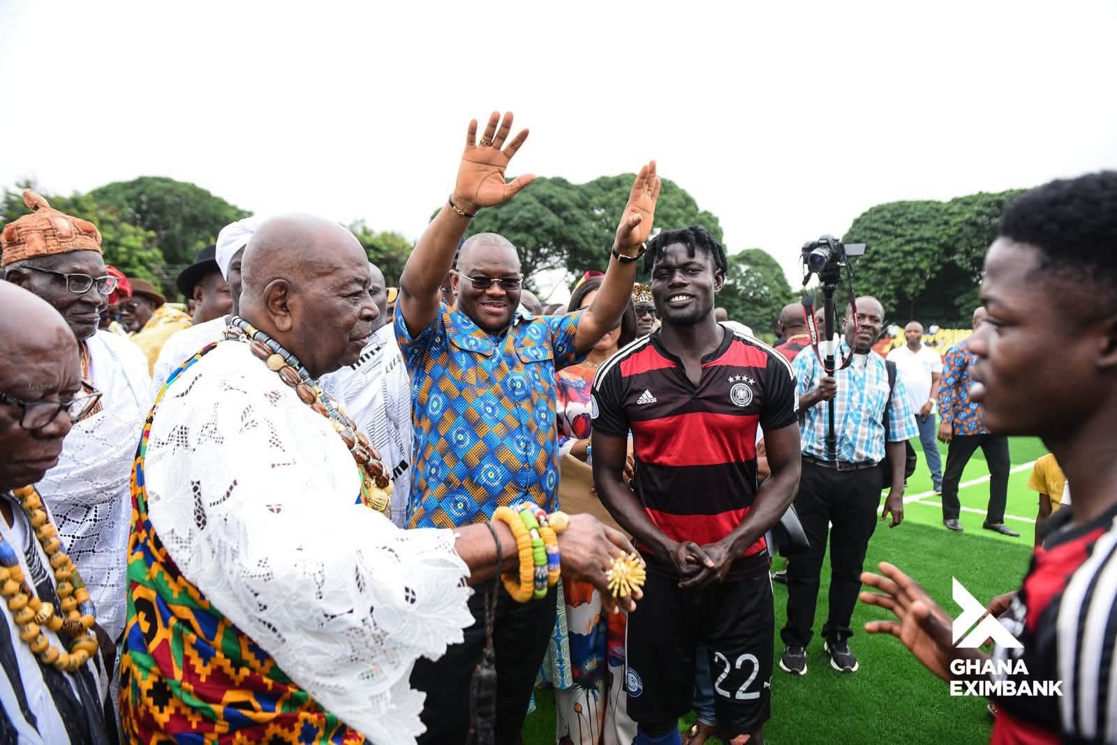Ghana EXIM Bank Officially Opens Newly Completed Astro Turf at Hogbe Park in Anloga