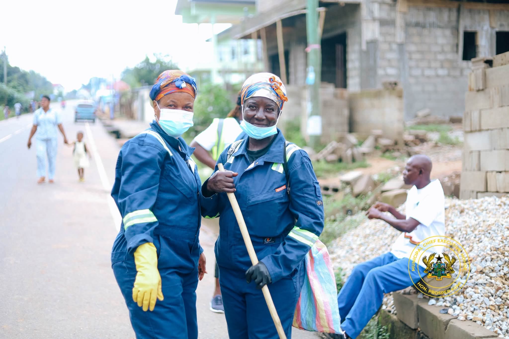 Hohoe MCE Joins Constituents to Observe National Sanitation Day Exercise
