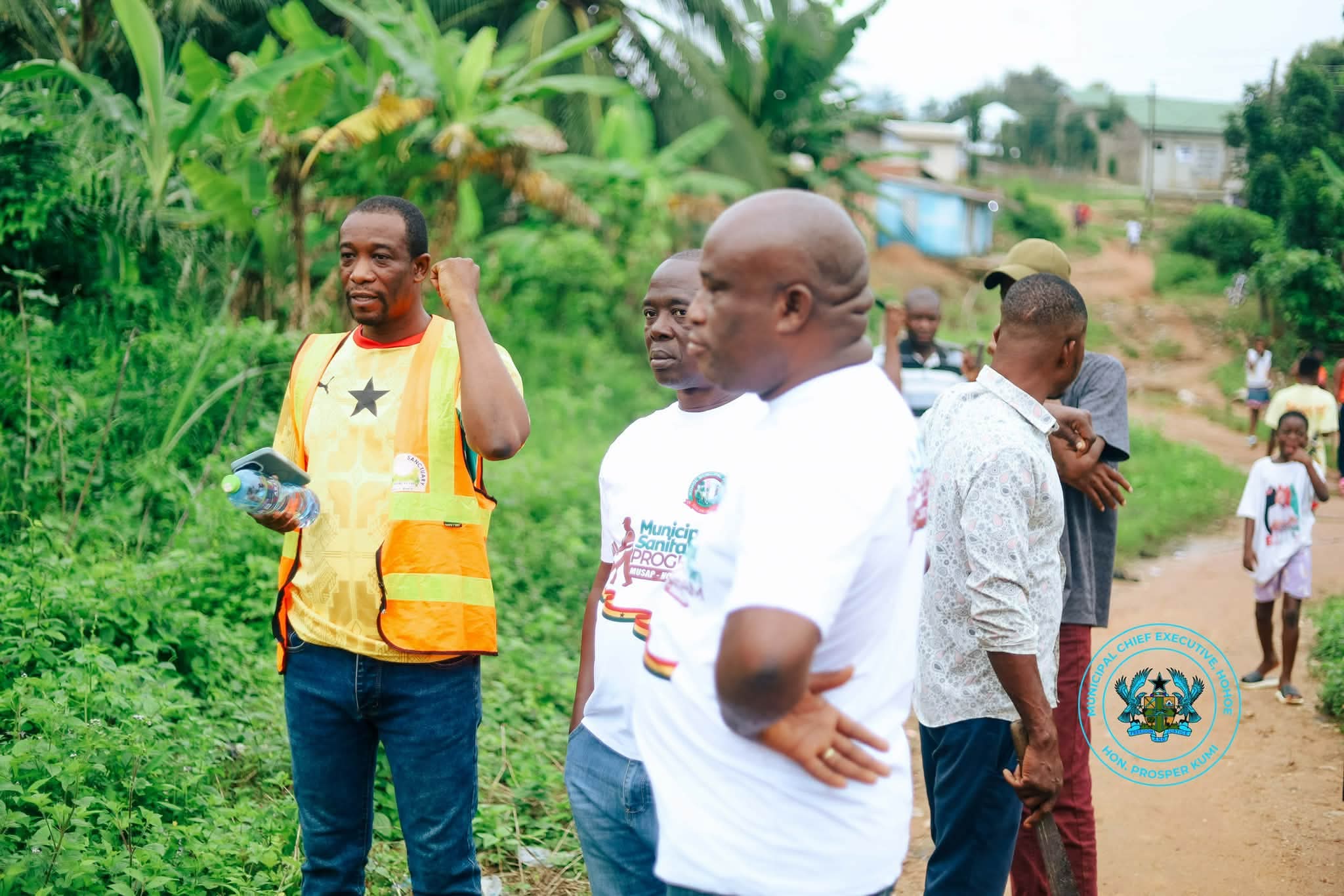 Hohoe MCE Joins Constituents to Observe National Sanitation Day Exercise